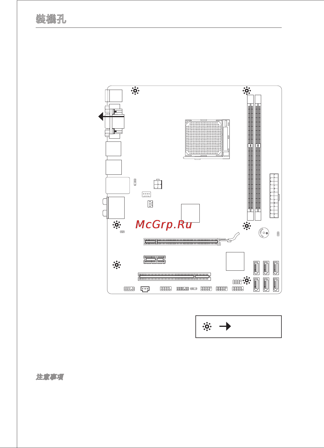 MSI 760GM-P23 (FX) [132/169] 裝機孔
