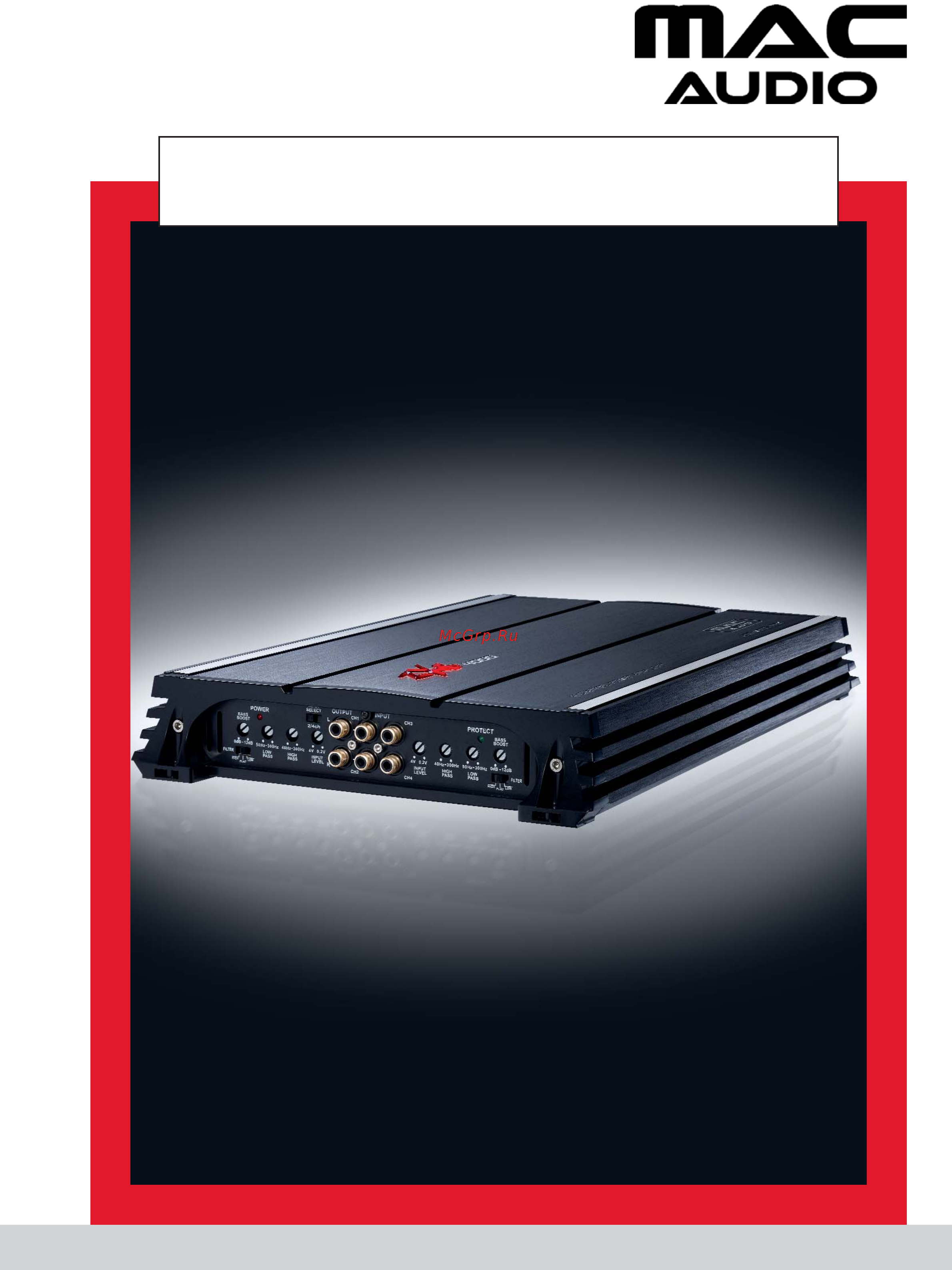 Mac Audio mac zxs 4000 [2/8] A m p l i f i e r s a m p l i f i e r s