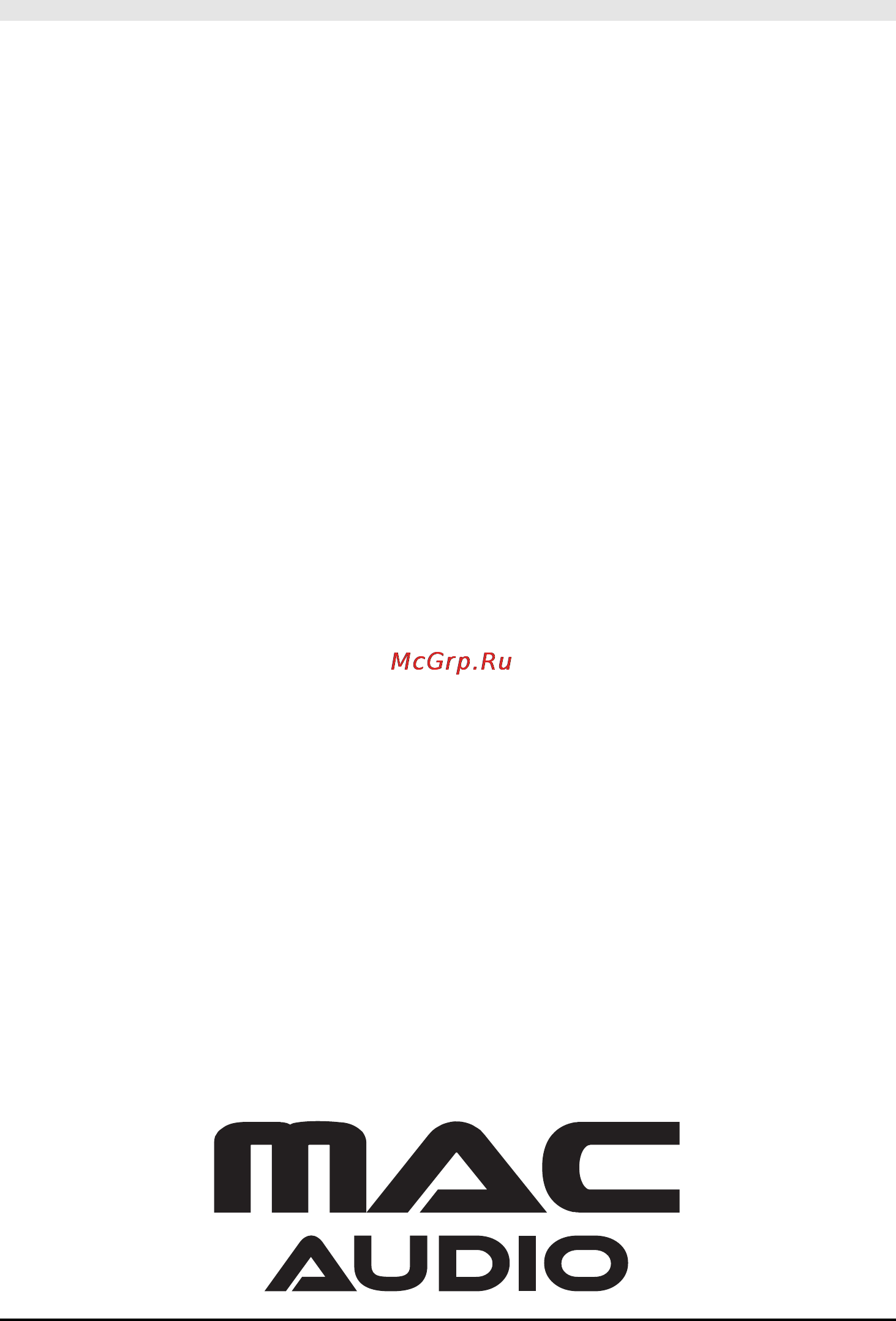 Mac Audio PRO FLAT 10.2 Инструкция по эксплуатации онлайн