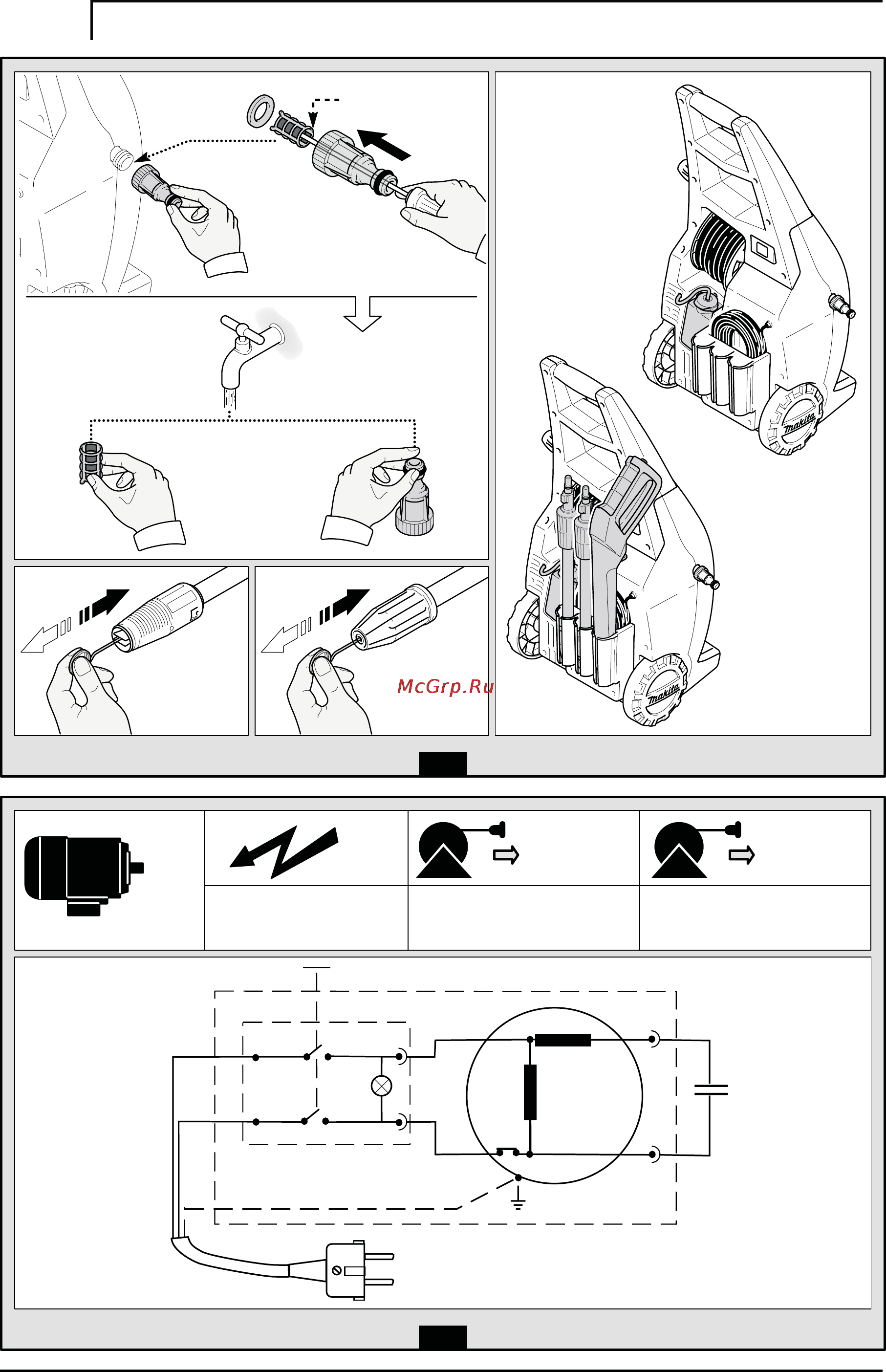 Makita hw132 Инструкция по эксплуатации онлайн [6/140] 159532