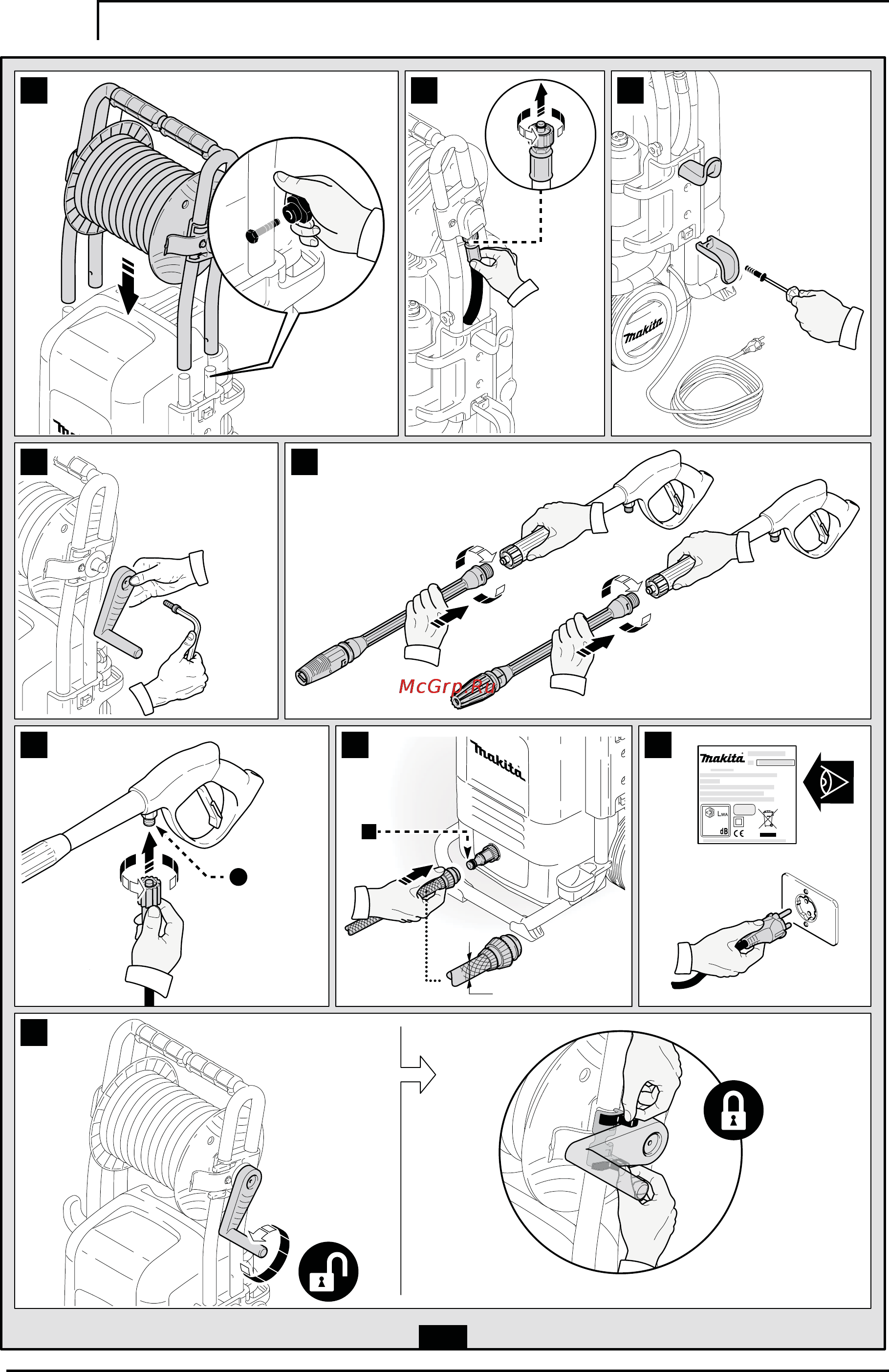 Makita hw140 Инструкция по эксплуатации онлайн [4/140] 159534