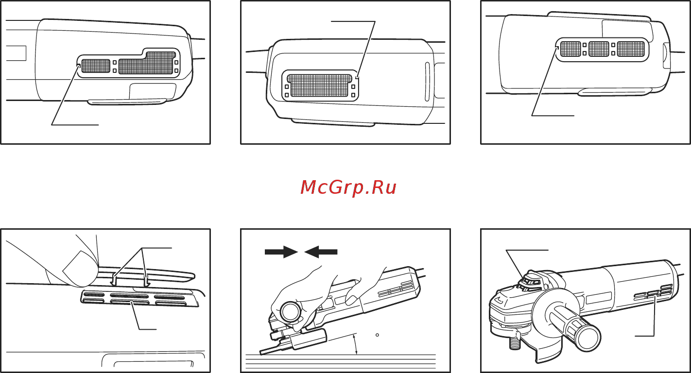 Makita 9562ch Инструкция по эксплуатации онлайн [3/48] 159604