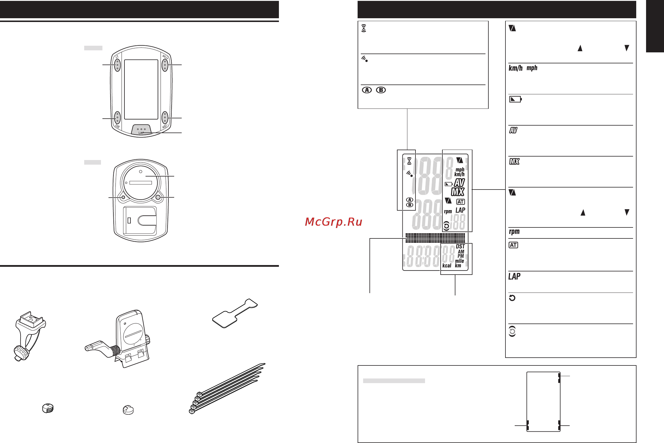 Cat Eye V2c (CC-TR200DW) [3/21] Description of computer and its parts