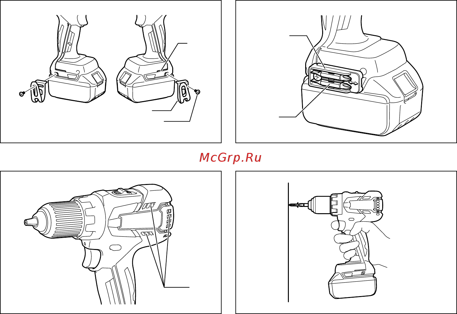 Makita ddf459she Инструкция по эксплуатации онлайн [3/52] 159677