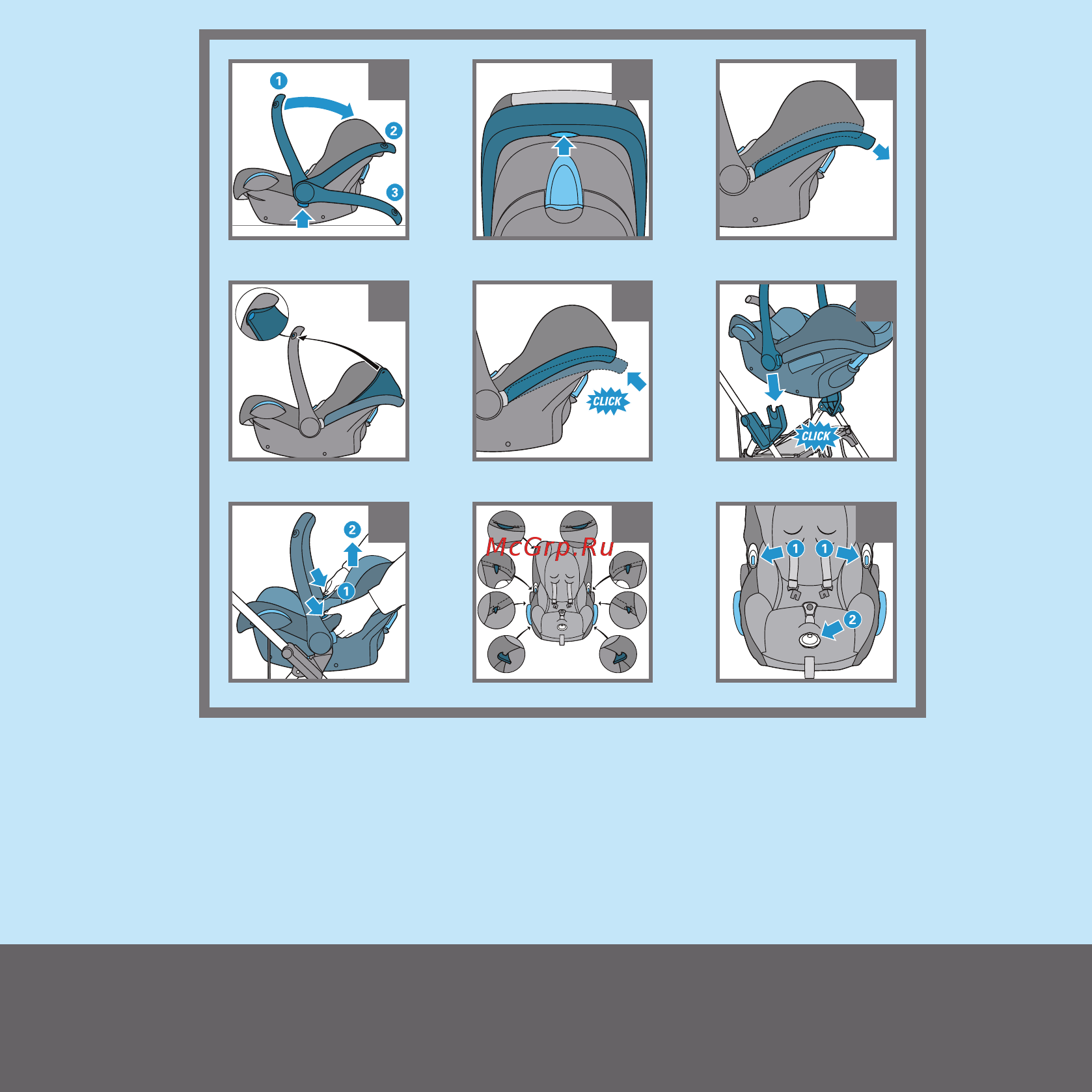 Maxi-Cosi cabrio fix classic [5/104] Illustrations