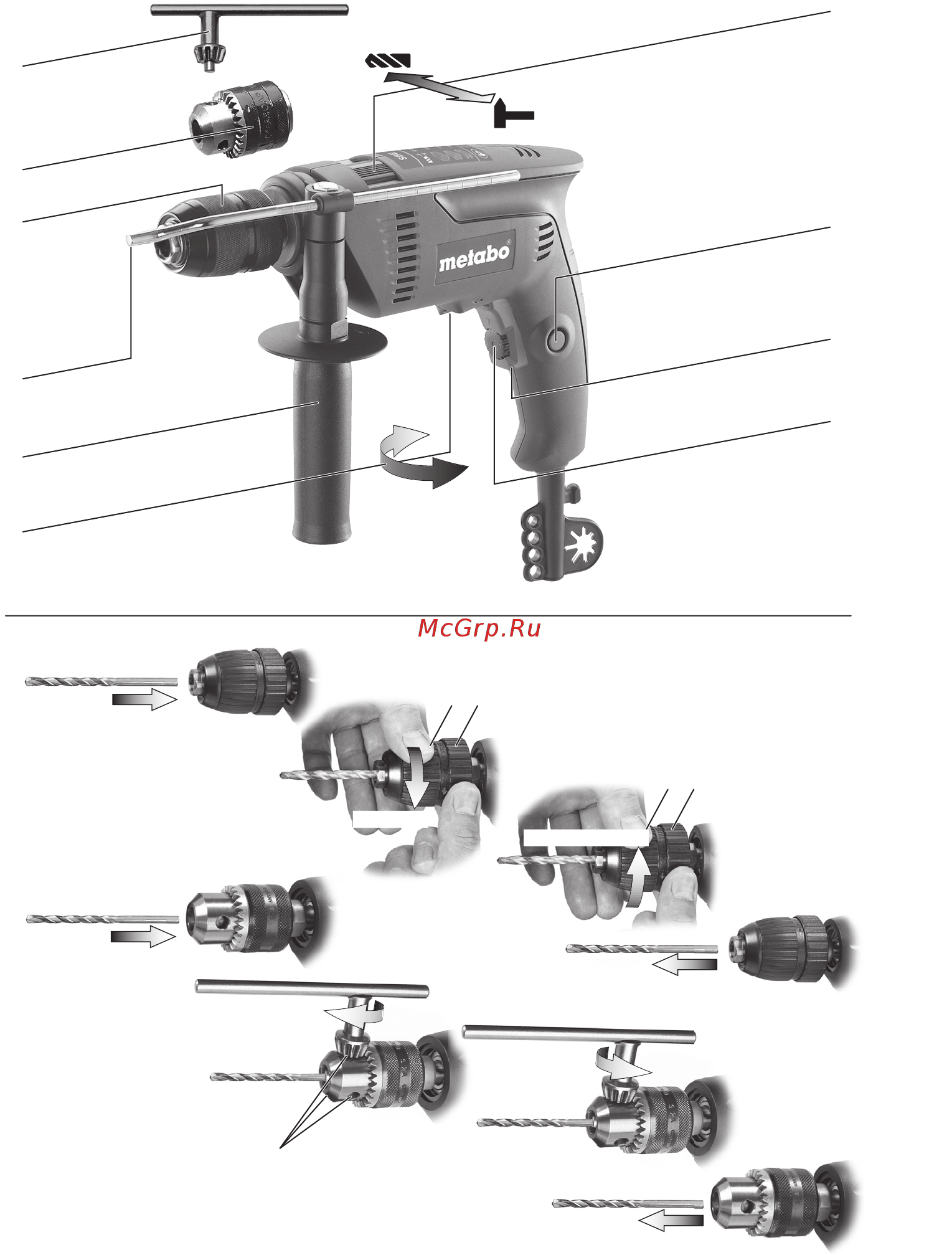 Metabo SBE 601 600601850 Инструкция по эксплуатации онлайн [2/64] 372058