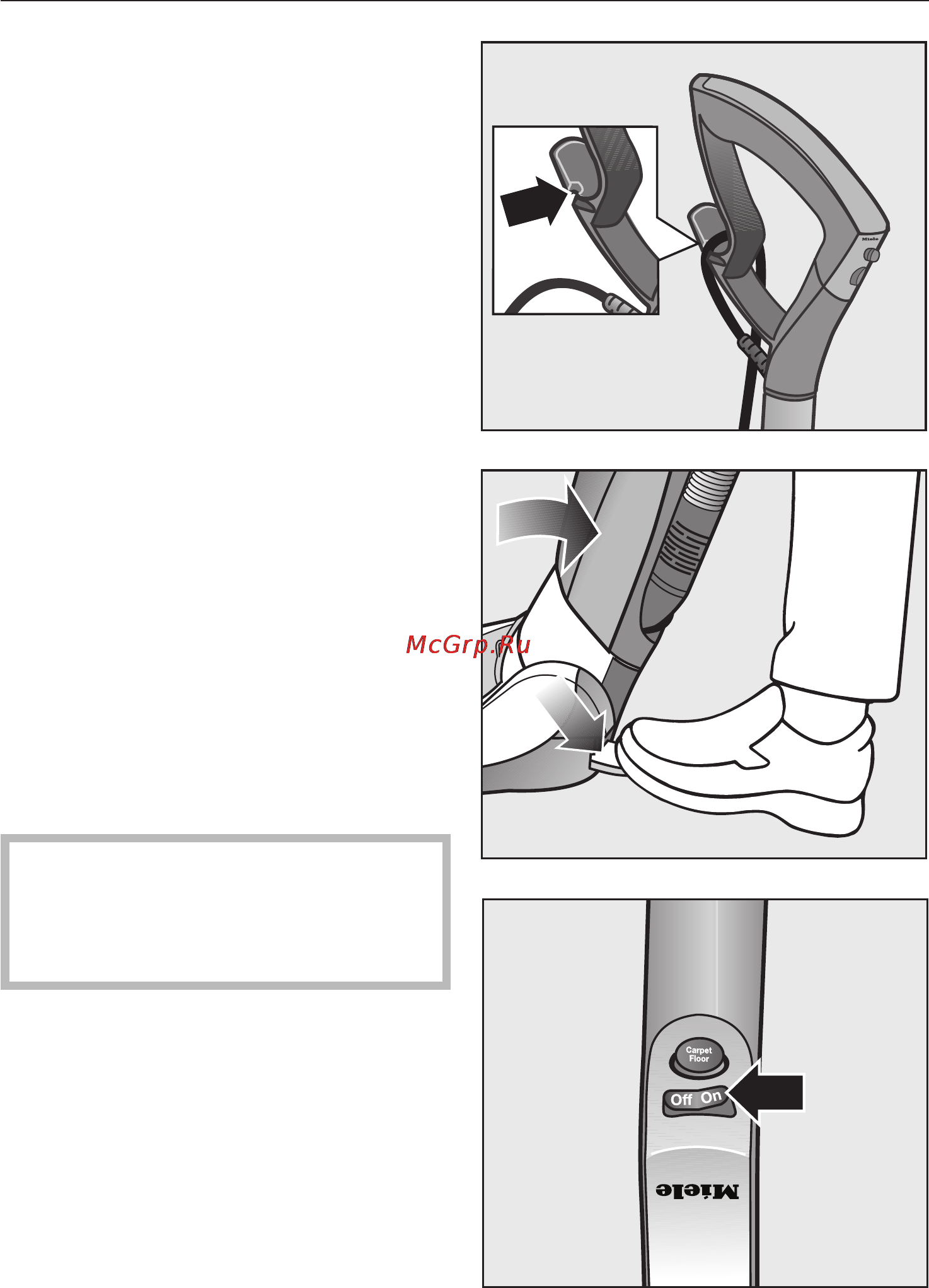 Miele shjm0 dynamic u1 allergy [15/48] Эксплуатация