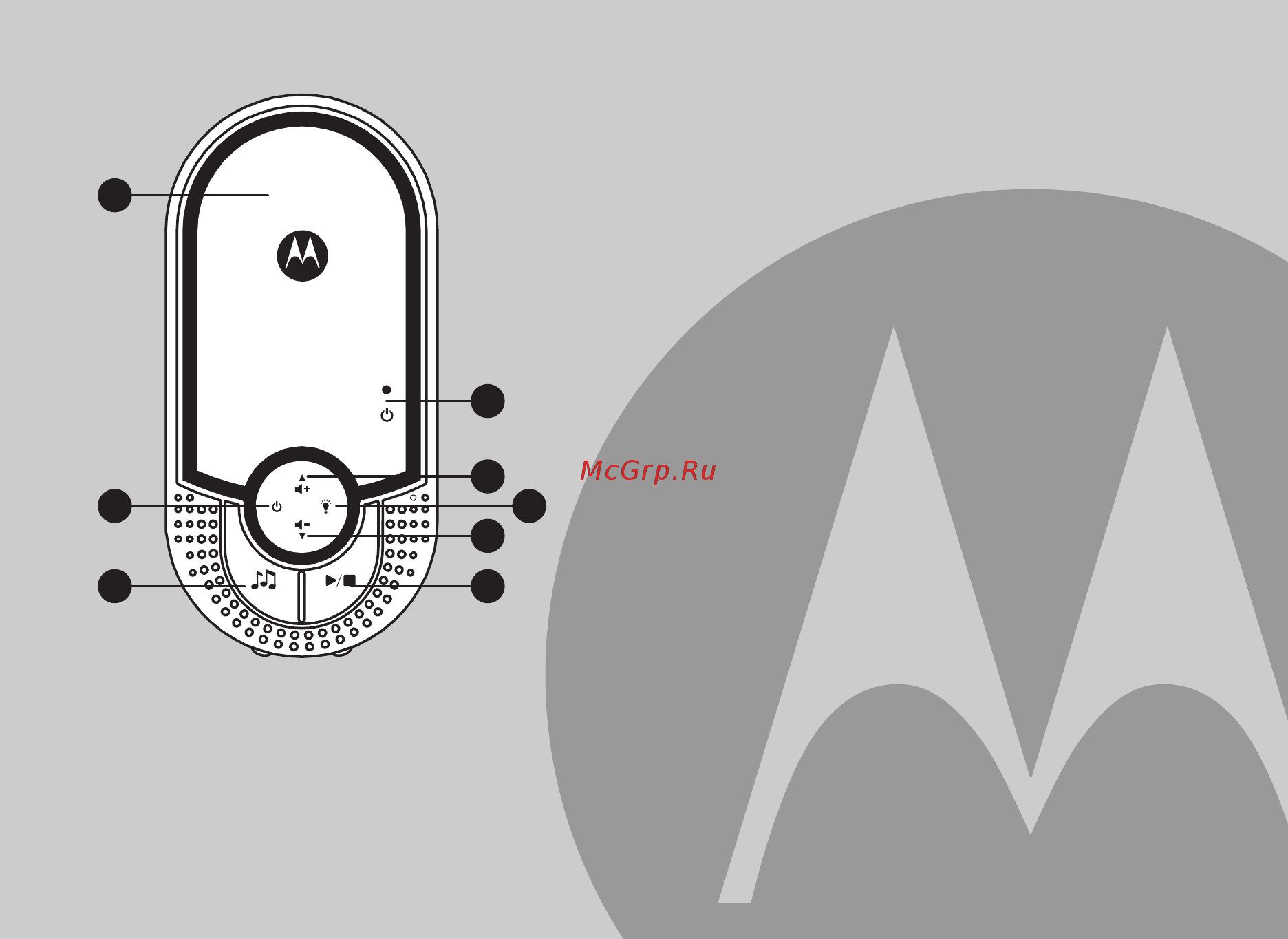 Motorola mbp16 [6/24] Описание детского блок