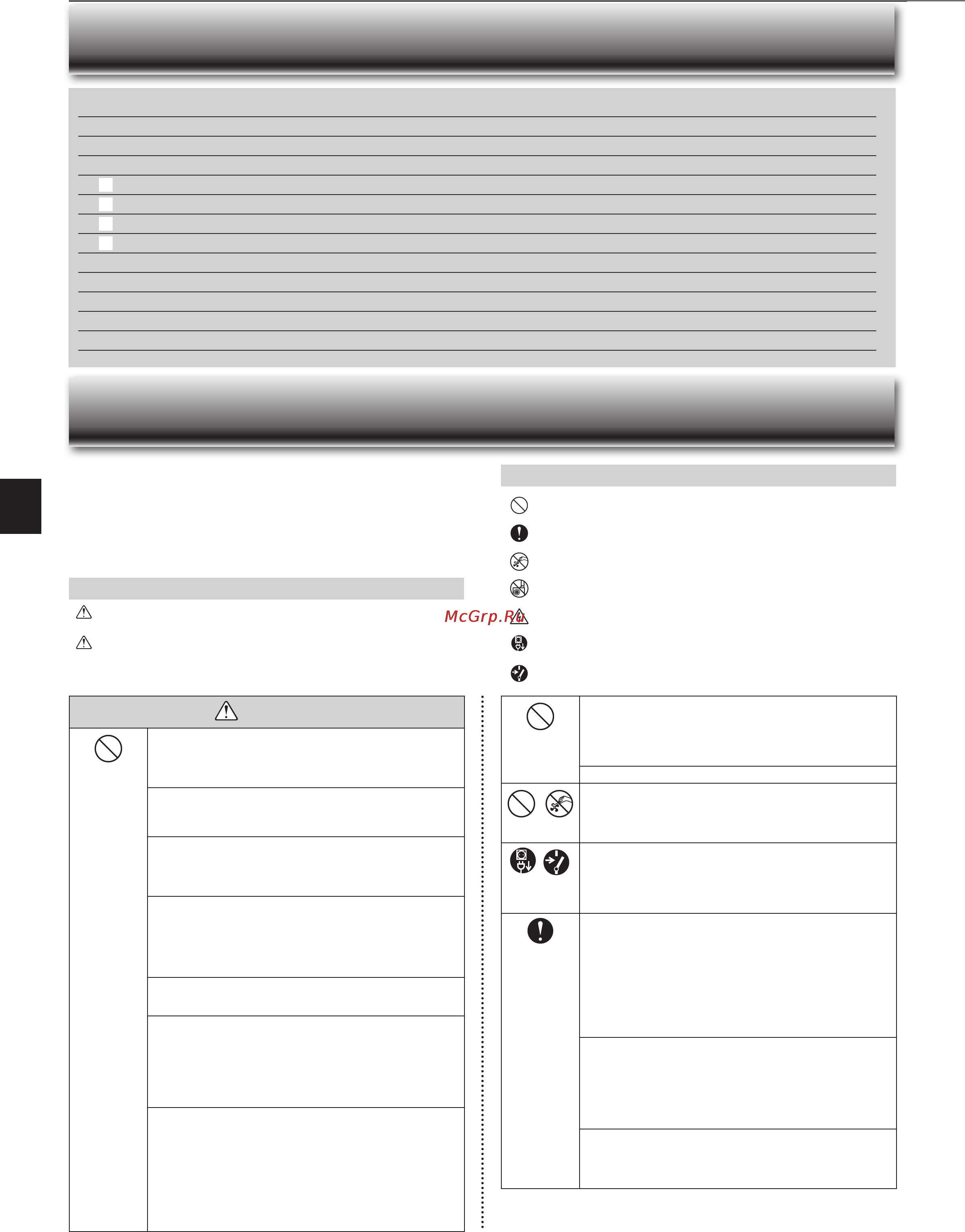 Mitsubishi electric msz-hj35va/muz-hj35va [16/24] У разі неправильного поводження з приладом є високий ризик серйозної небезпеки наприклад загибелі важких травм тощо