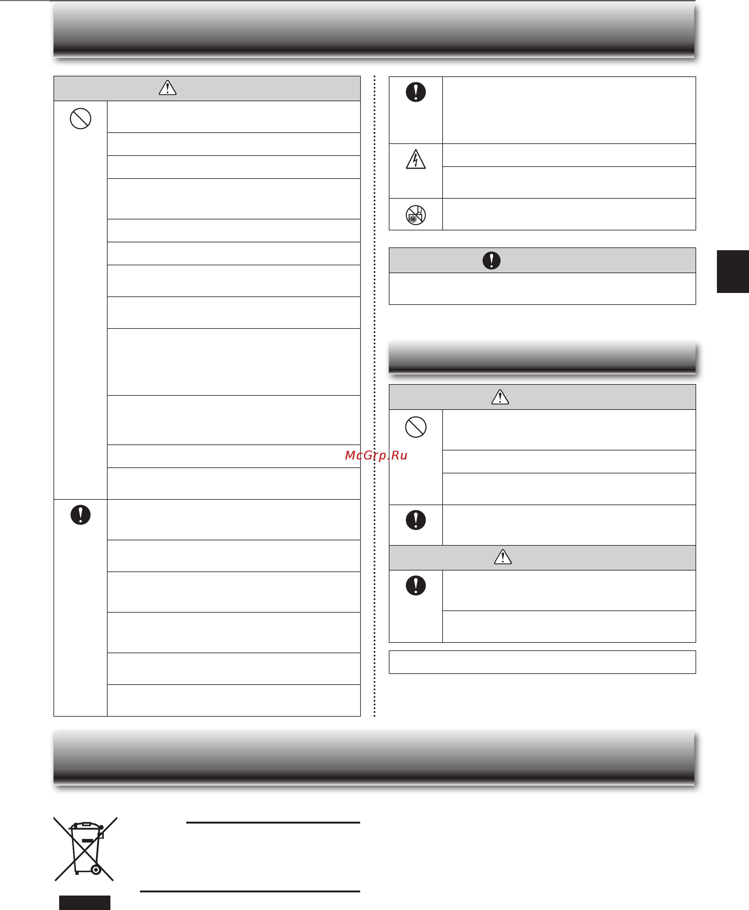 Mitsubishi electric msz-hj35va/muz-hj35va [3/24] Afety precautions