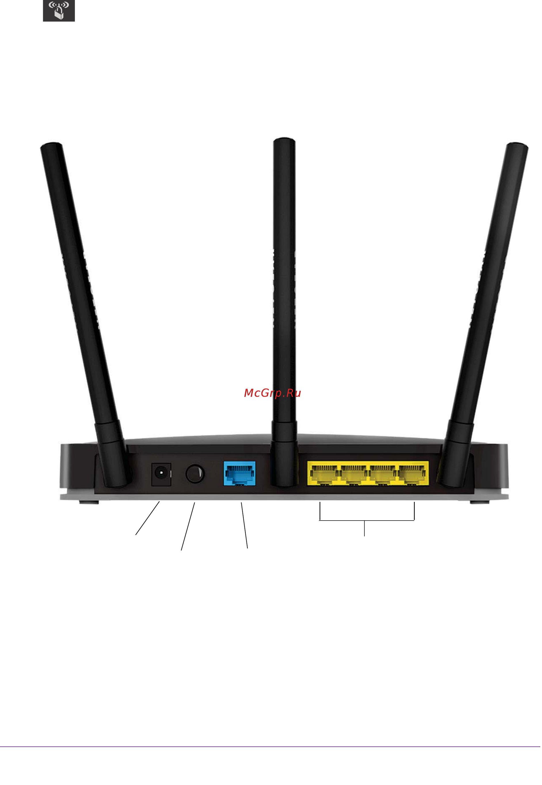 Netgear jr6150-100rus [12/159] Back panel