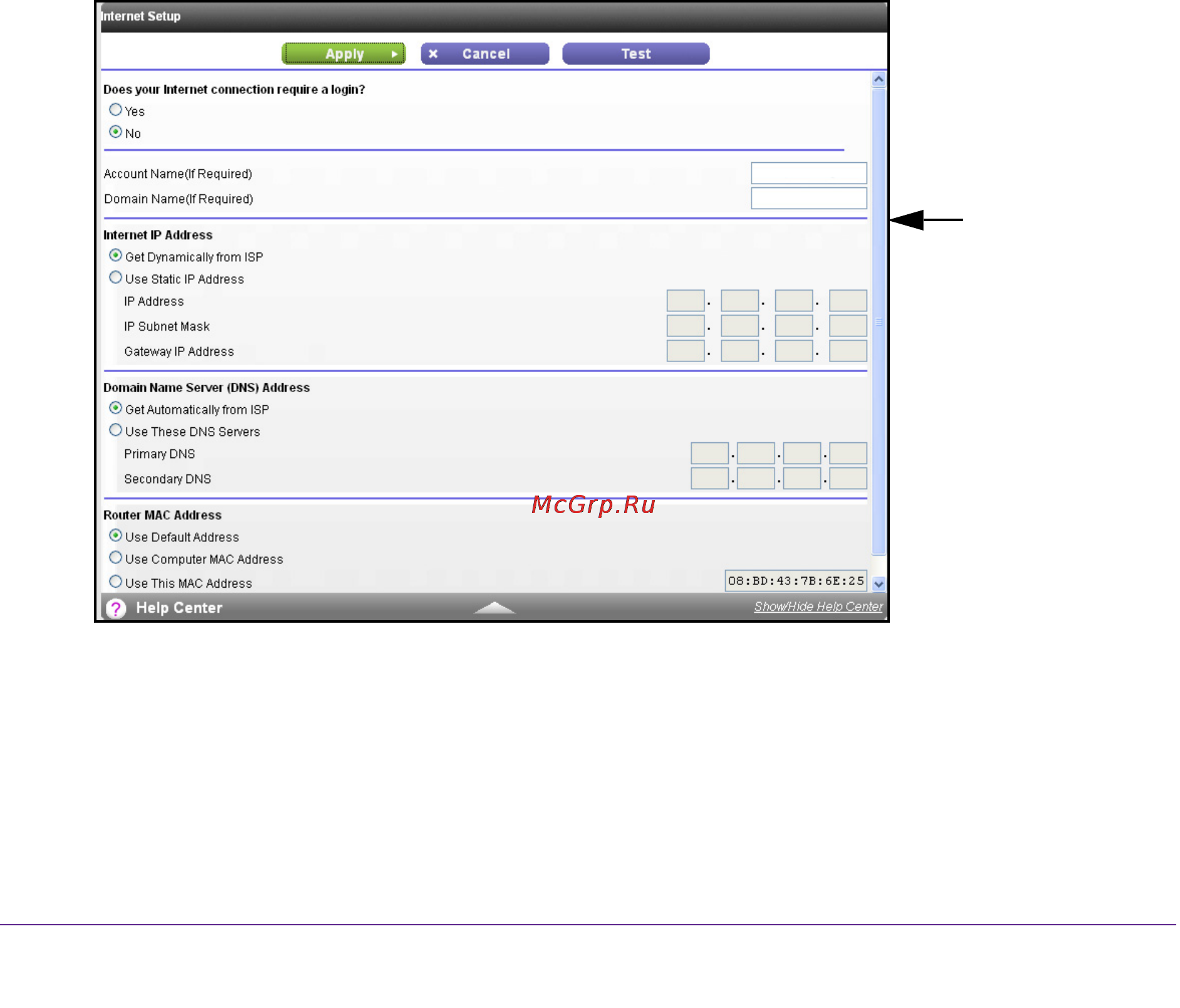 Netgear wnr614-100ins [18/78] Manually set up the internet connection