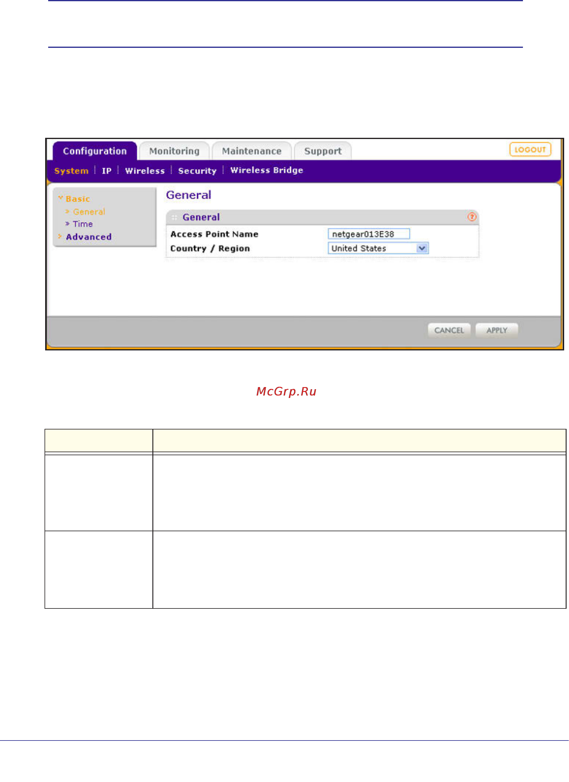 Netgear wndap360-100pes [19/133] Configure basic general system settings and time settings