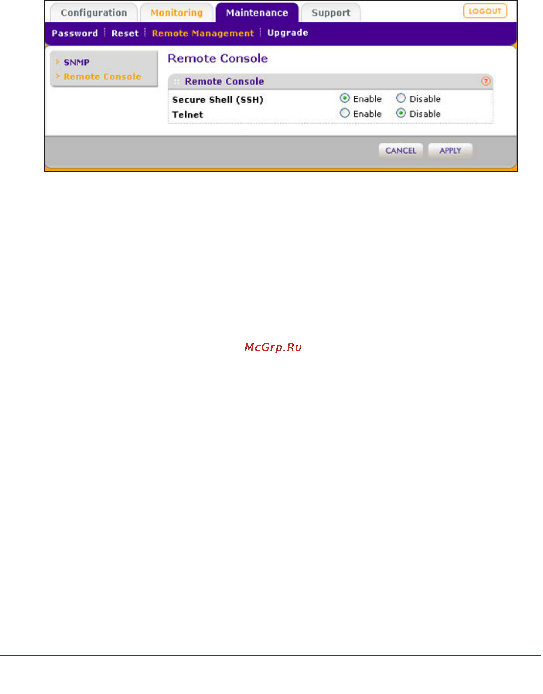 Netgear wndap360-100pes [60/133] Secure shell and telnet management