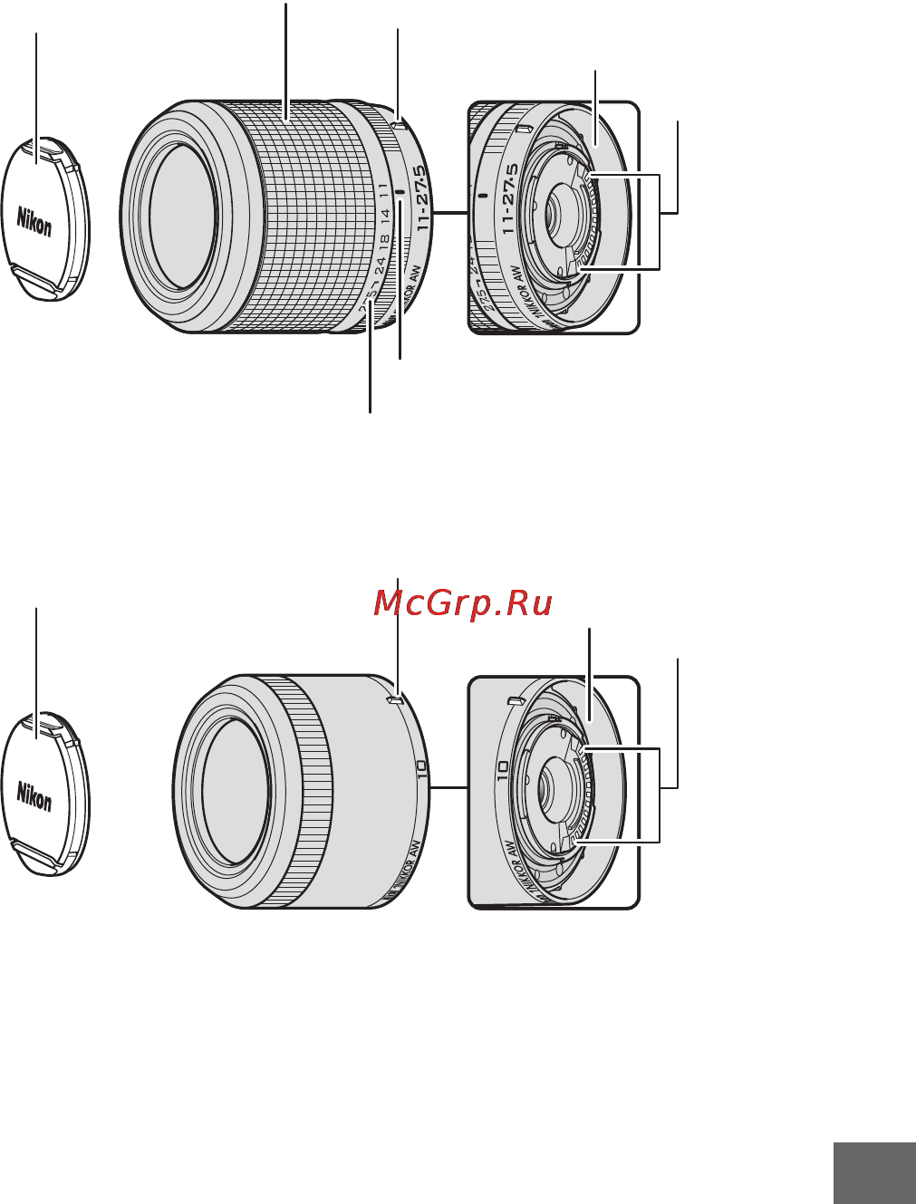 Nikon 1 aw1 kit 11-27.5mm vr black [265/280] Объектив 1 nikkor aw 10 мм f 2 8