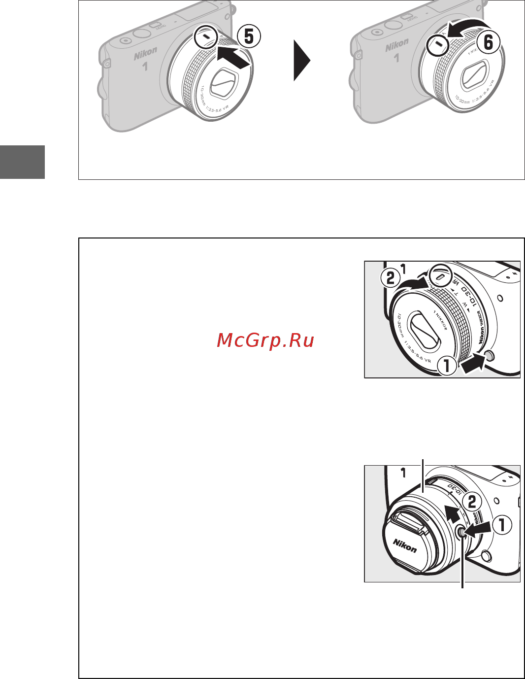 Nikon 1 s2 kit 11-27.5mm red [36/236] Если объектив поддерживает подавление вибраций vr подавлением вибраций можно управлять с фотокамеры 0 133