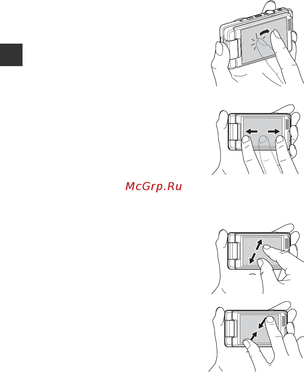 Nikon coolpix s6900 black [24/204] Работа с сенсорной панелью