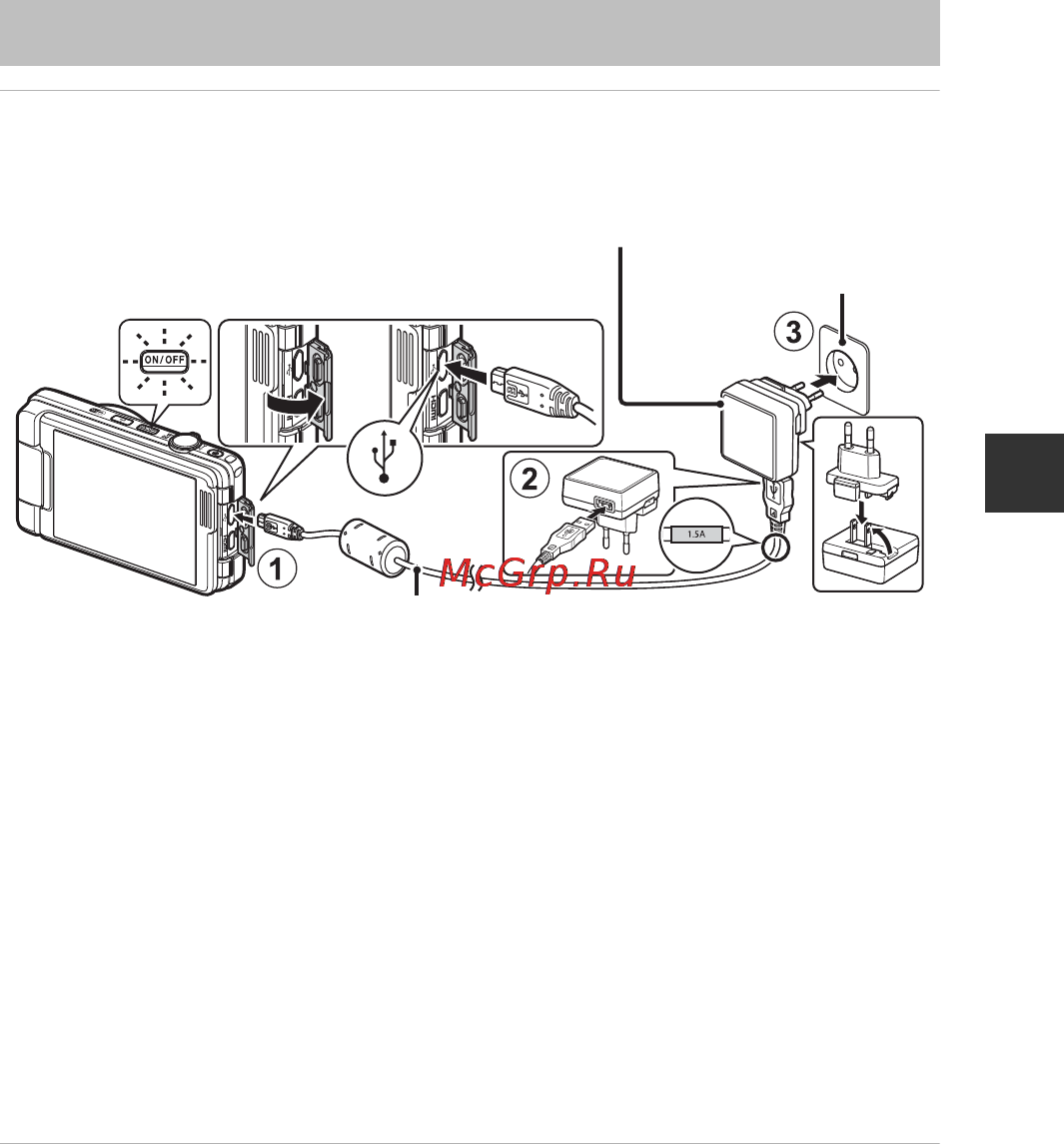 Nikon coolpix s6900 black [31/204] Зарядка батареи