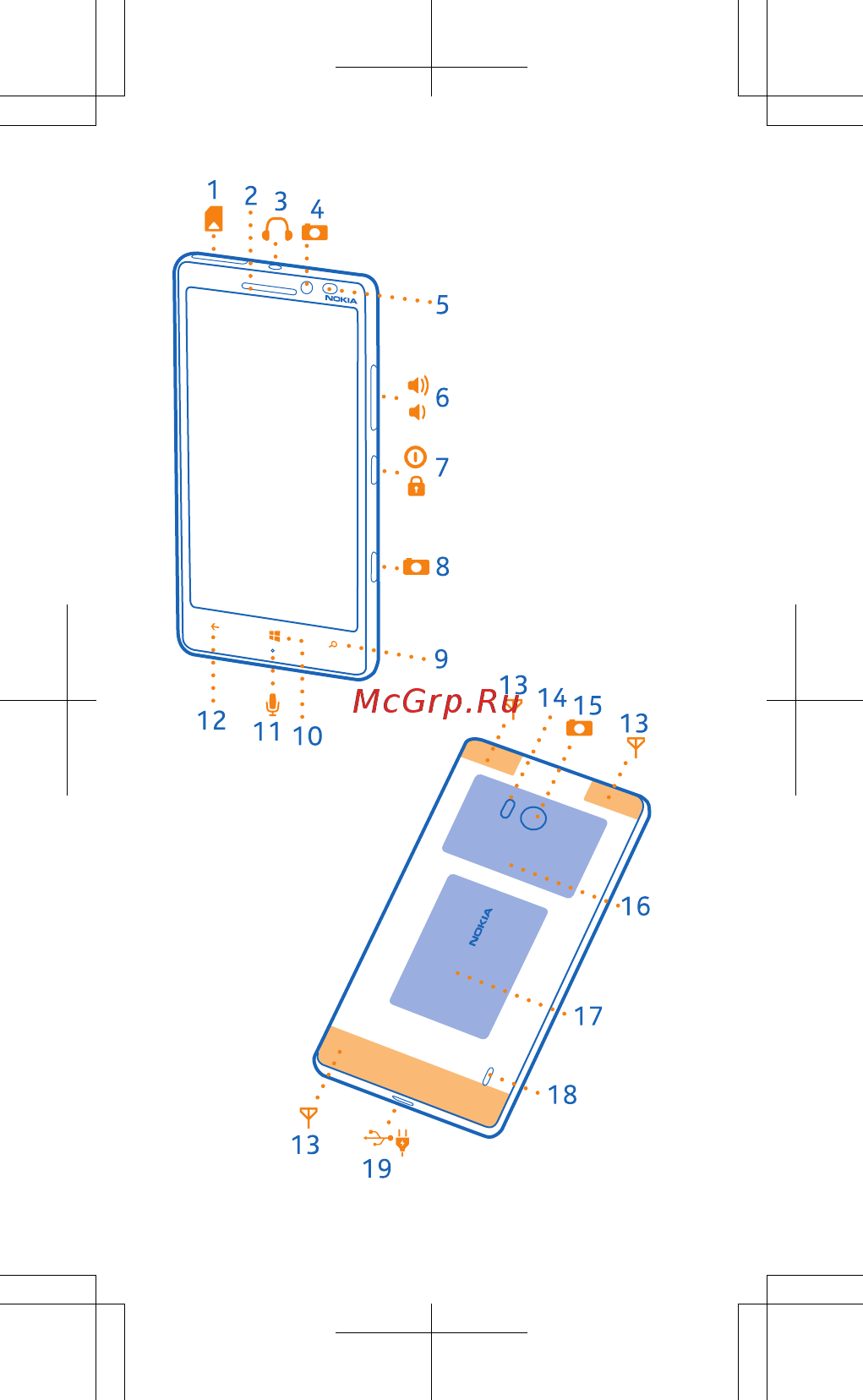Nokia lumia 930 rm-1045 black-gold, черно золотой Инструкция по эксплуатации онлайн [3/14] 160341
