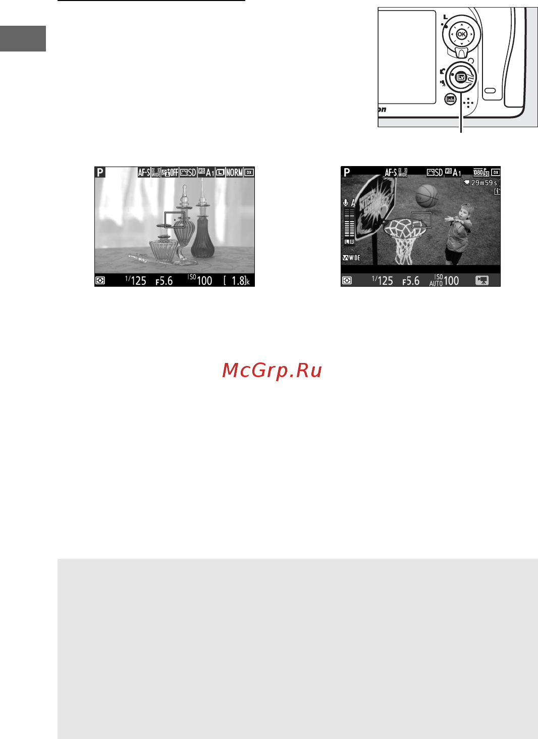 Nikon D7200 Kit AF-S DX 18-105mm VR Black [36/420] Монитор live view