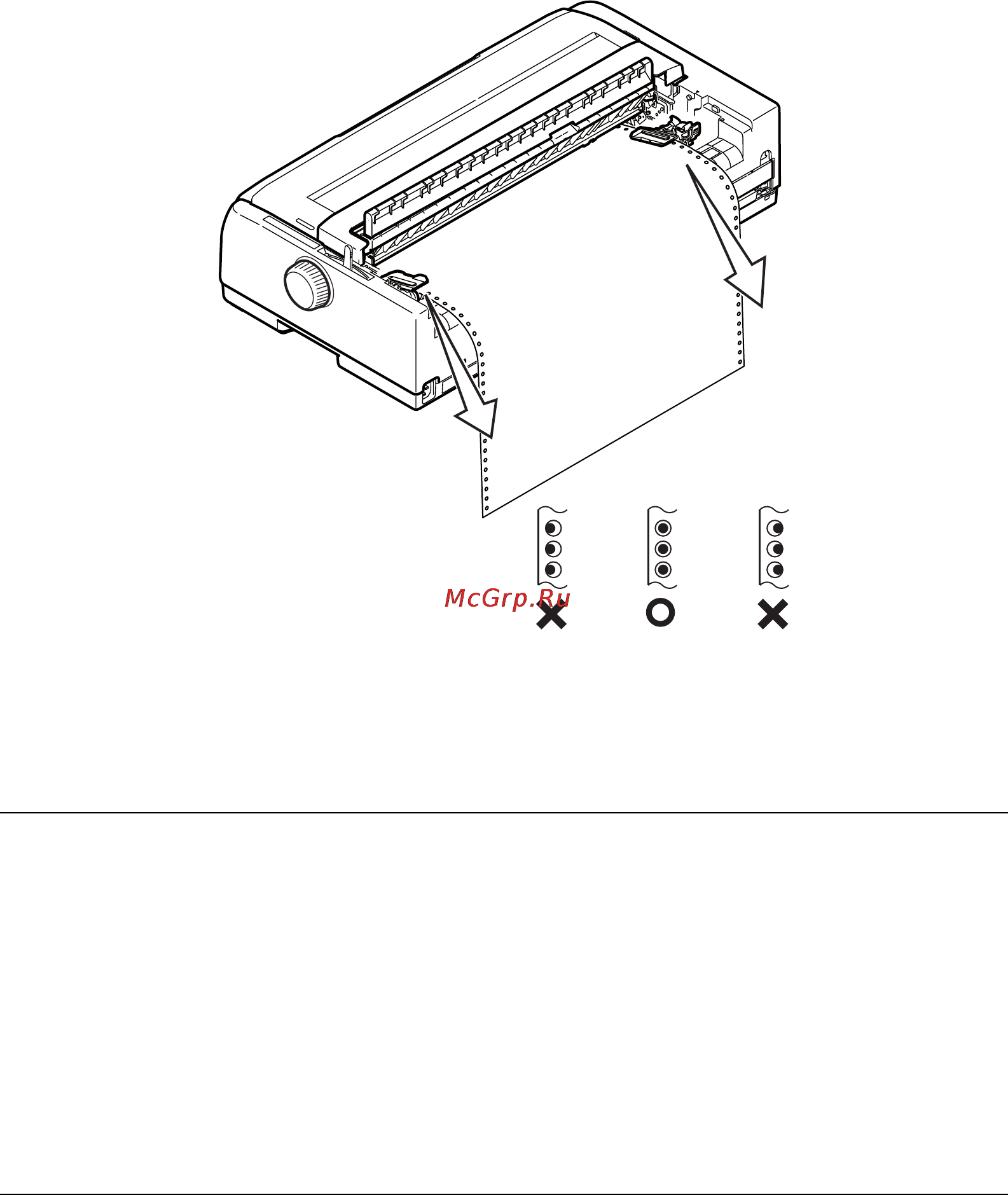 OKI ml5720 [21/84] Демонтаж механизма протяжки перфорированной бумаги подача сзади