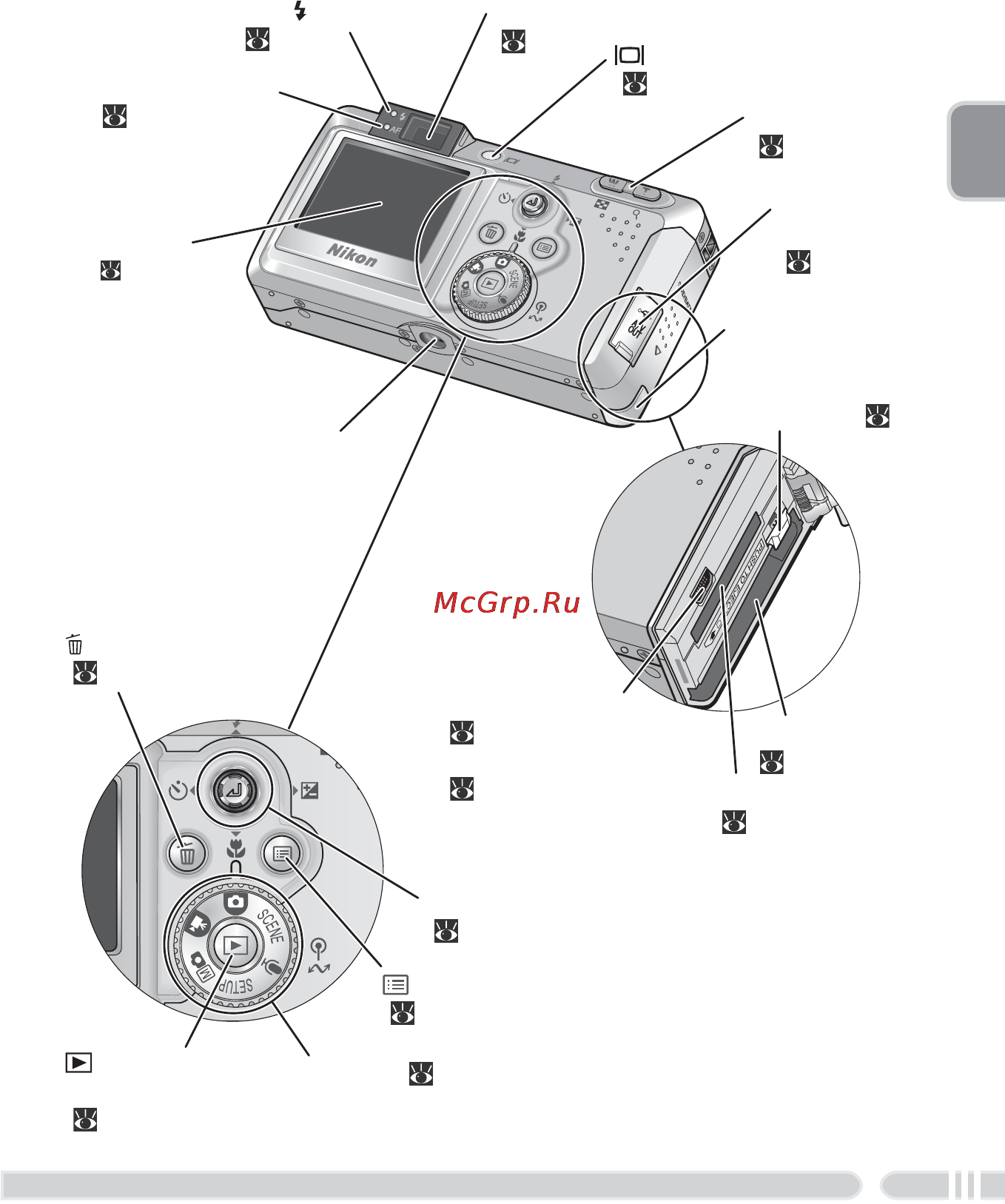 Nikon coolpix s3700 silver Инструкция по эксплуатации онлайн [13/127] 160397