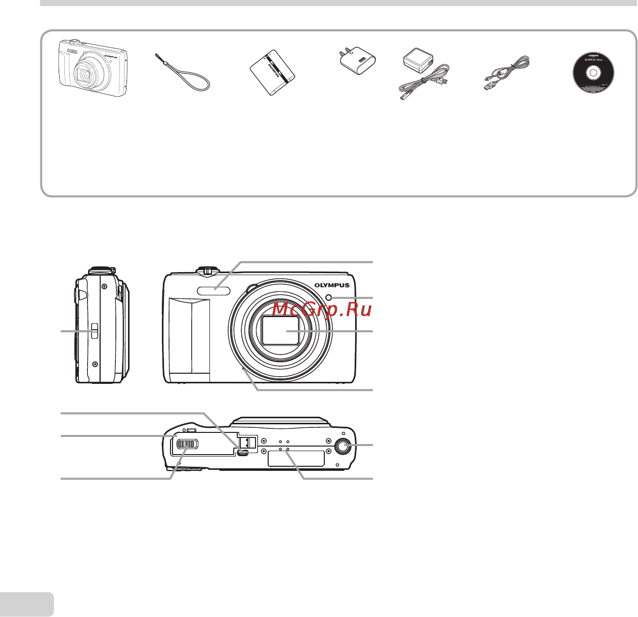 Olympus vr-370 red [2/74] Подготовка фотокамеры