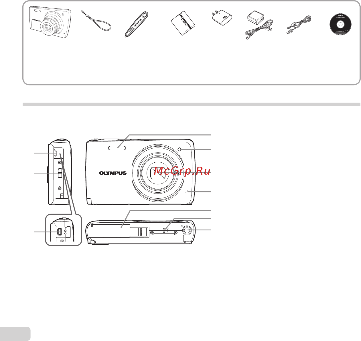 Olympus VH-410 Silver [2/67] Подготовка фотокамеры