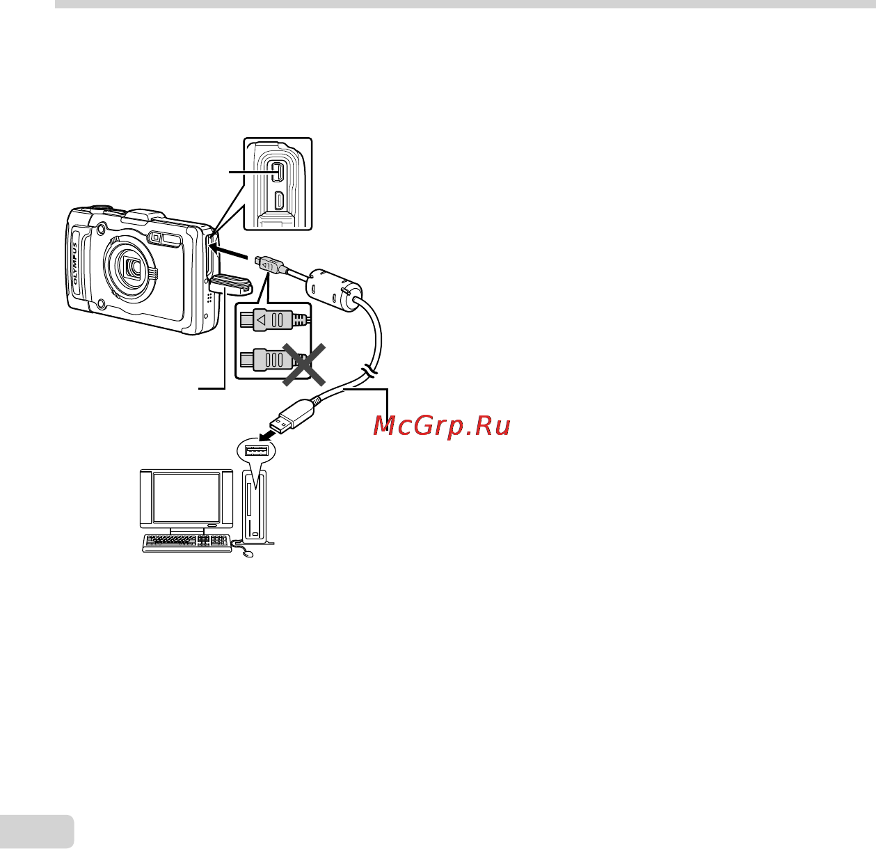 Olympus tough tg-2 ihs black [56/103] Подключение фотокамеры подключение фотокамеры