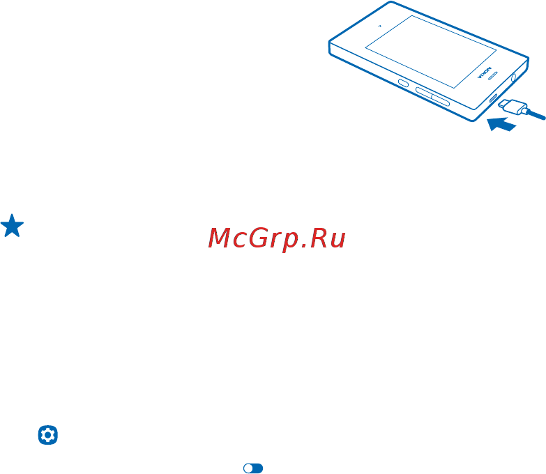 Nokia asha 503 ds rm-922 white, белый [7/36] Charge the battery