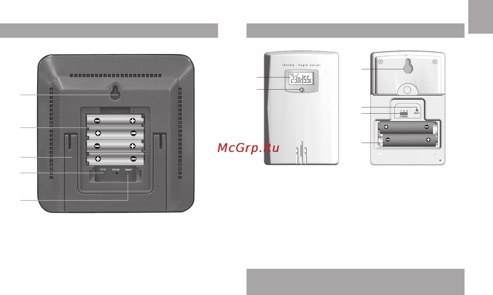 Oregon Scientific rar500n [3/8] Accessories separate purchase required