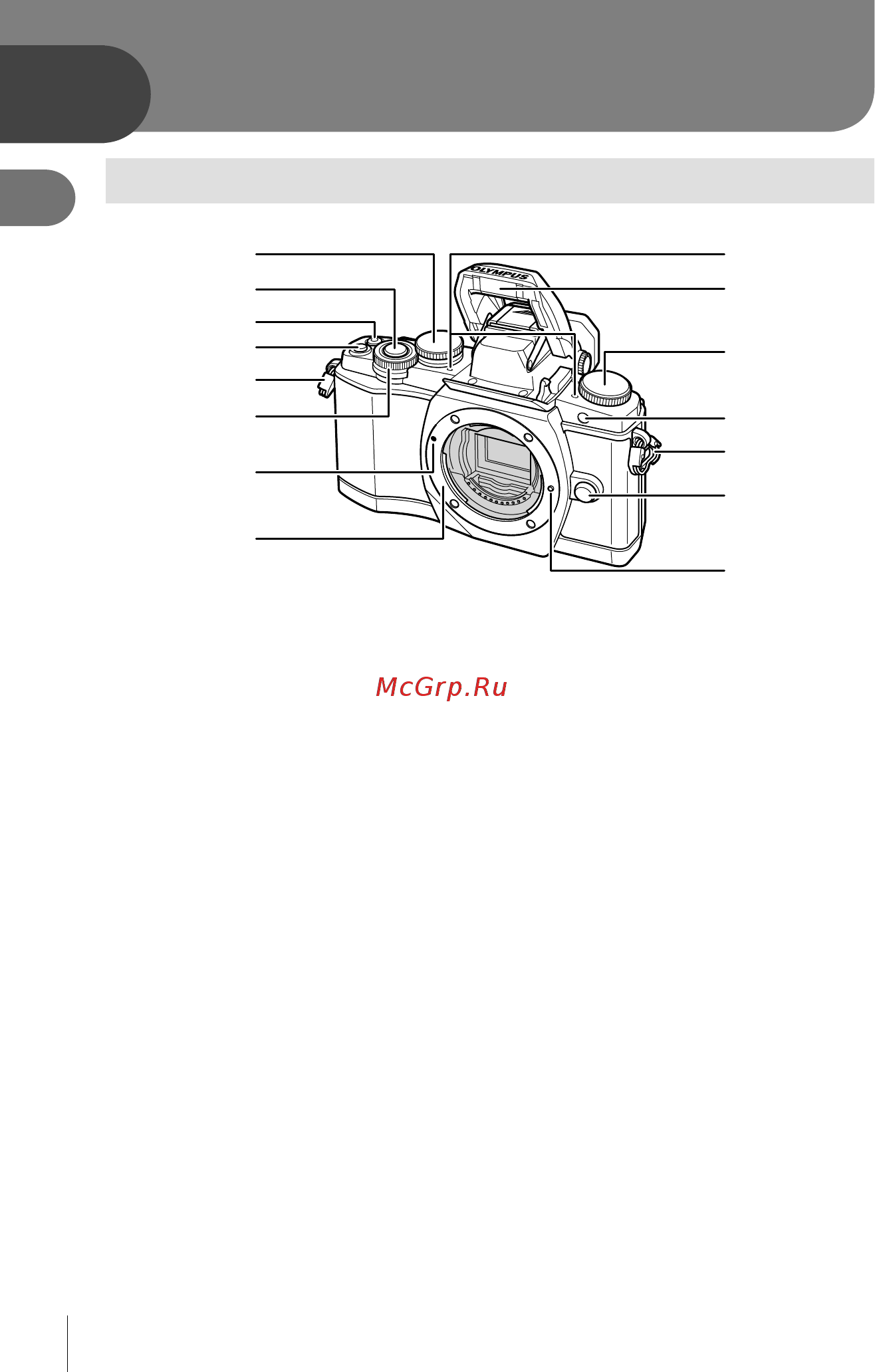 Olympus om-d e-m10 kit 40-150mm black [10/158] Подготовка фотоаппарата и порядок работы