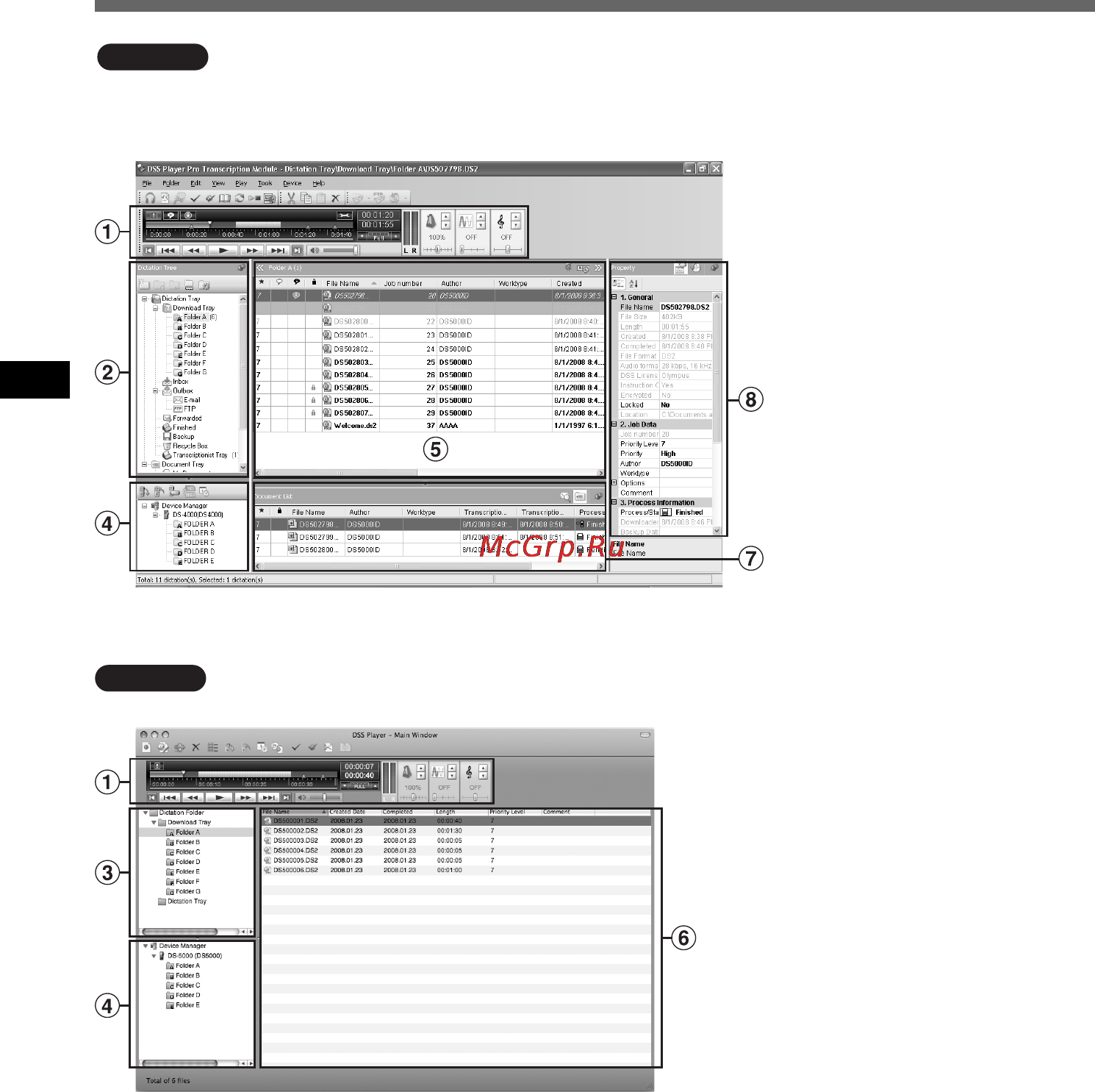 Olympus AS-5000  черный [12/17] Window names