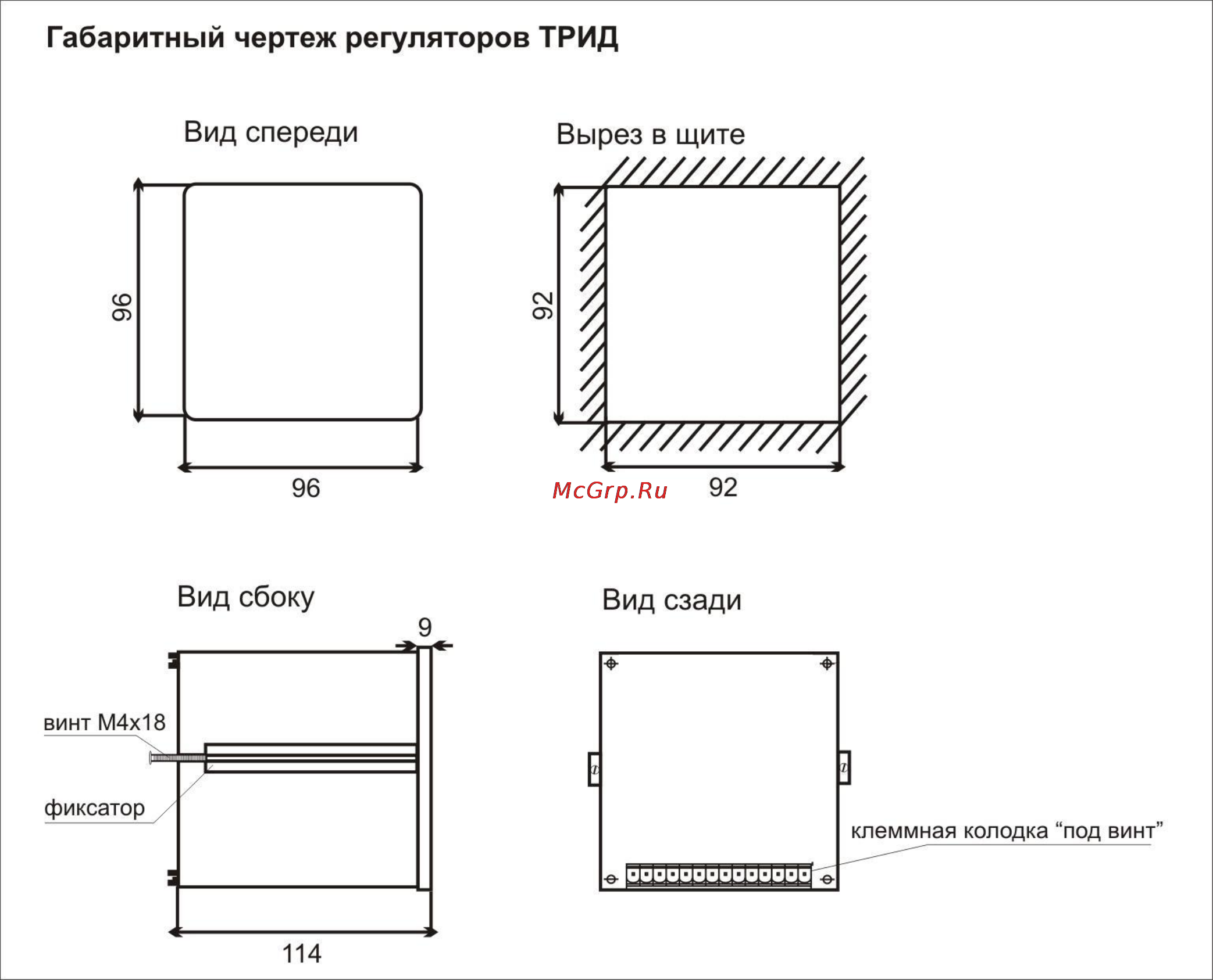 ТРИД ИСД101-1В2Р Инструкция по эксплуатации онлайн [5/21] 160741