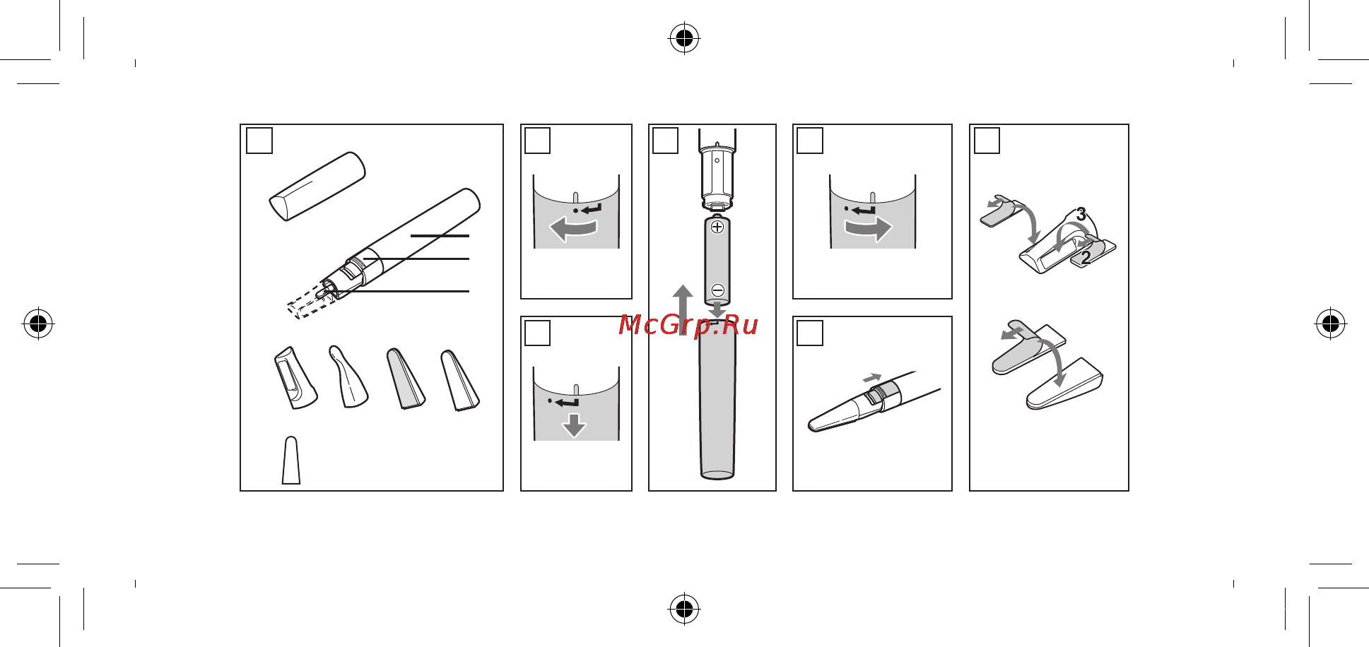 Panasonic es wc20v p520 Инструкция по эксплуатации онлайн [3/58] 160923