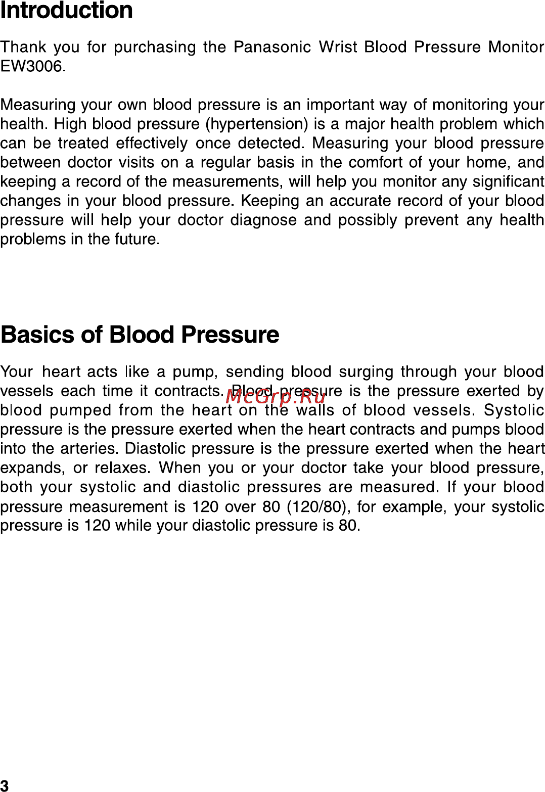 Panasonic EW 3006 [4/54] Basics of blood pressure