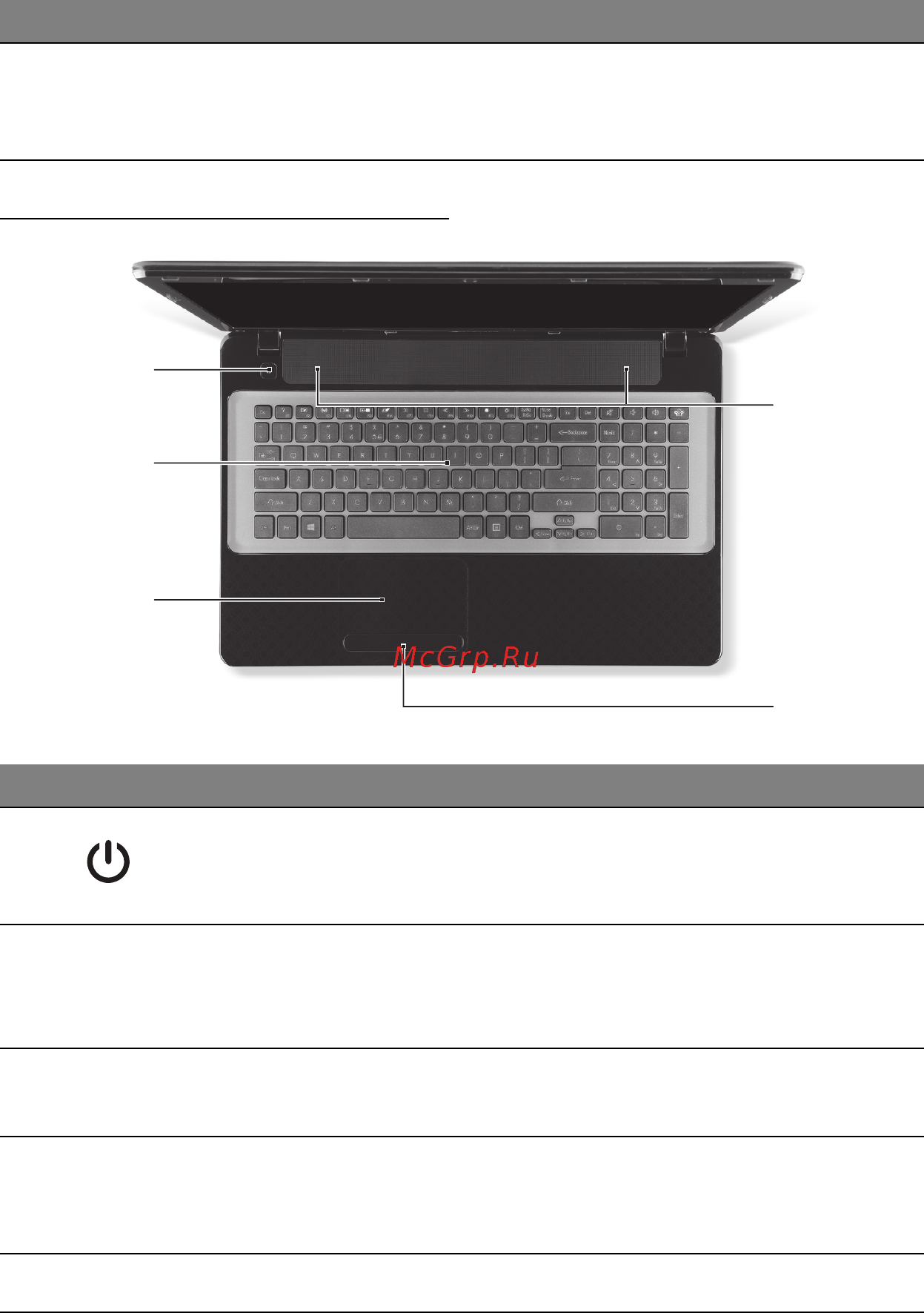 Packard Bell EasyNote ENLV44HC-B964G50Mnws [168/920] Vista superior teclado