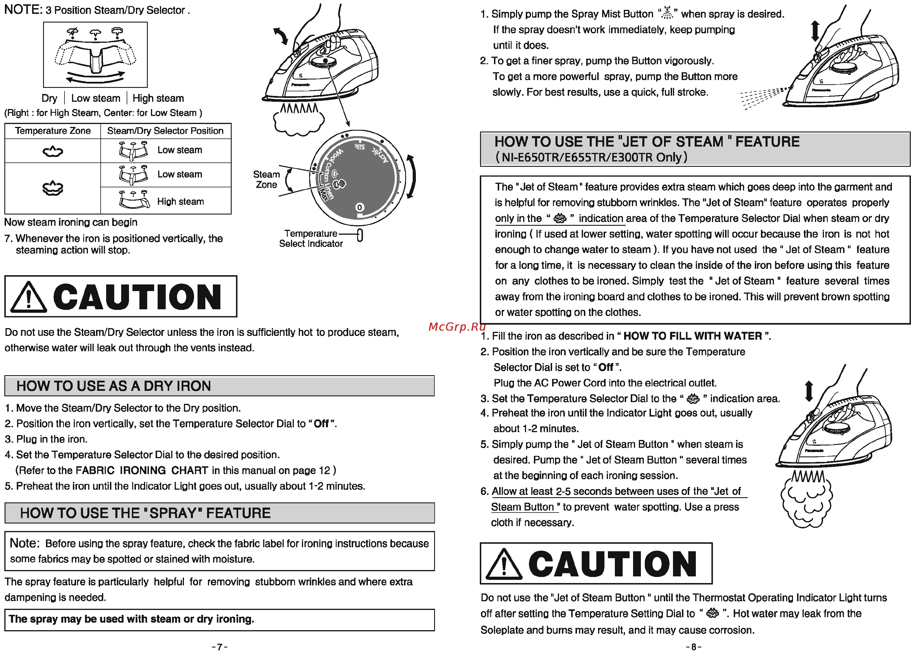 Panasonic NI-E200T [4/13] A caution
