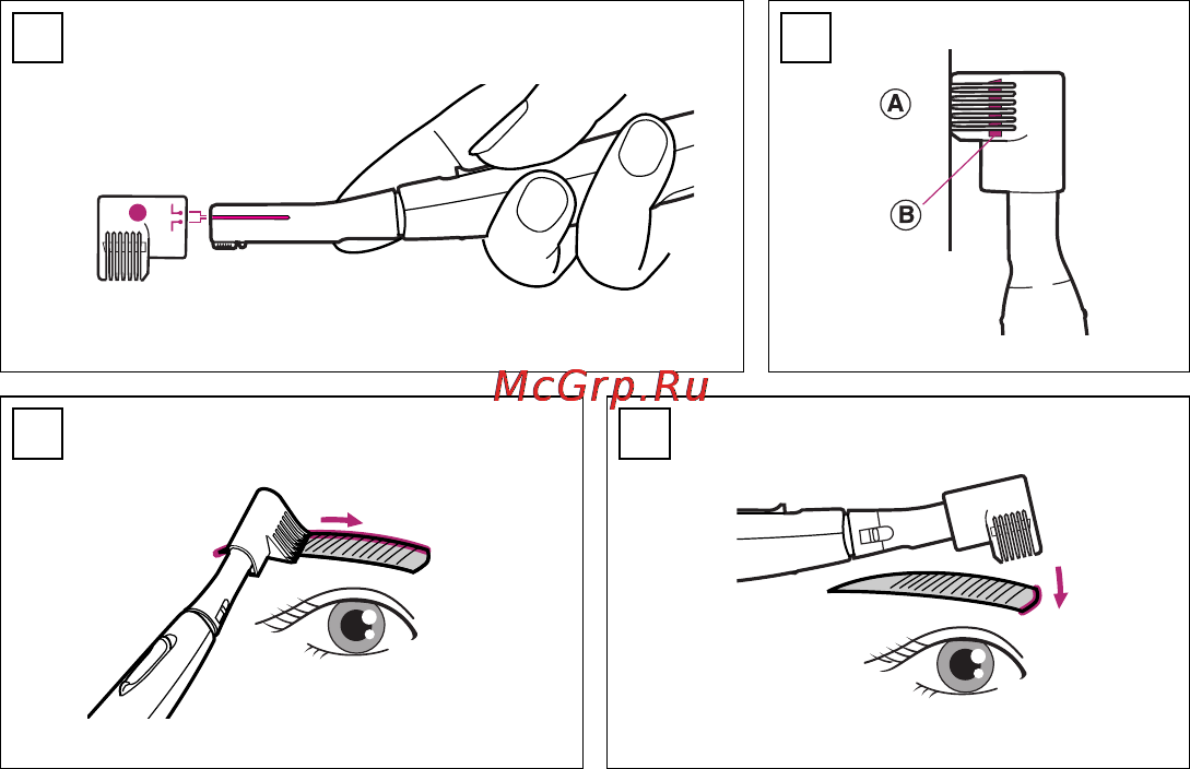 Panasonic ES 2113 P520 [3/6] Attaching and removing the blade