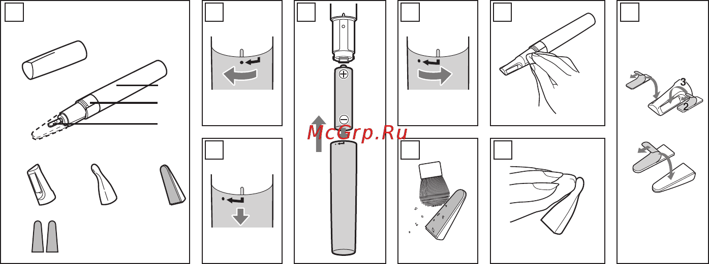 Panasonic ES WC30 Инструкция по эксплуатации онлайн [3/42] 161009