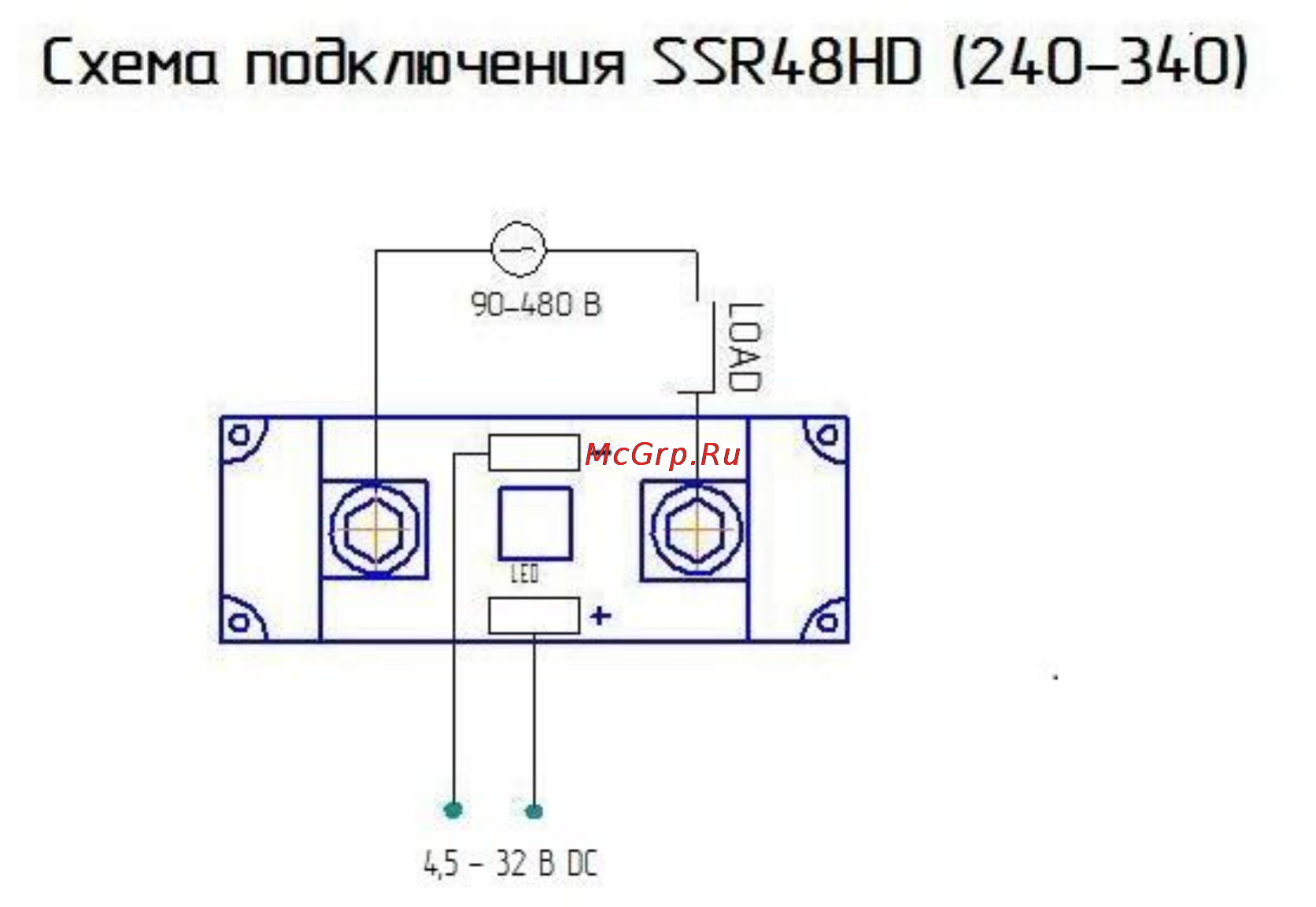 ТРИД SSR48HD1AD300-C2 Инструкция по эксплуатации онлайн [3/3] 161078