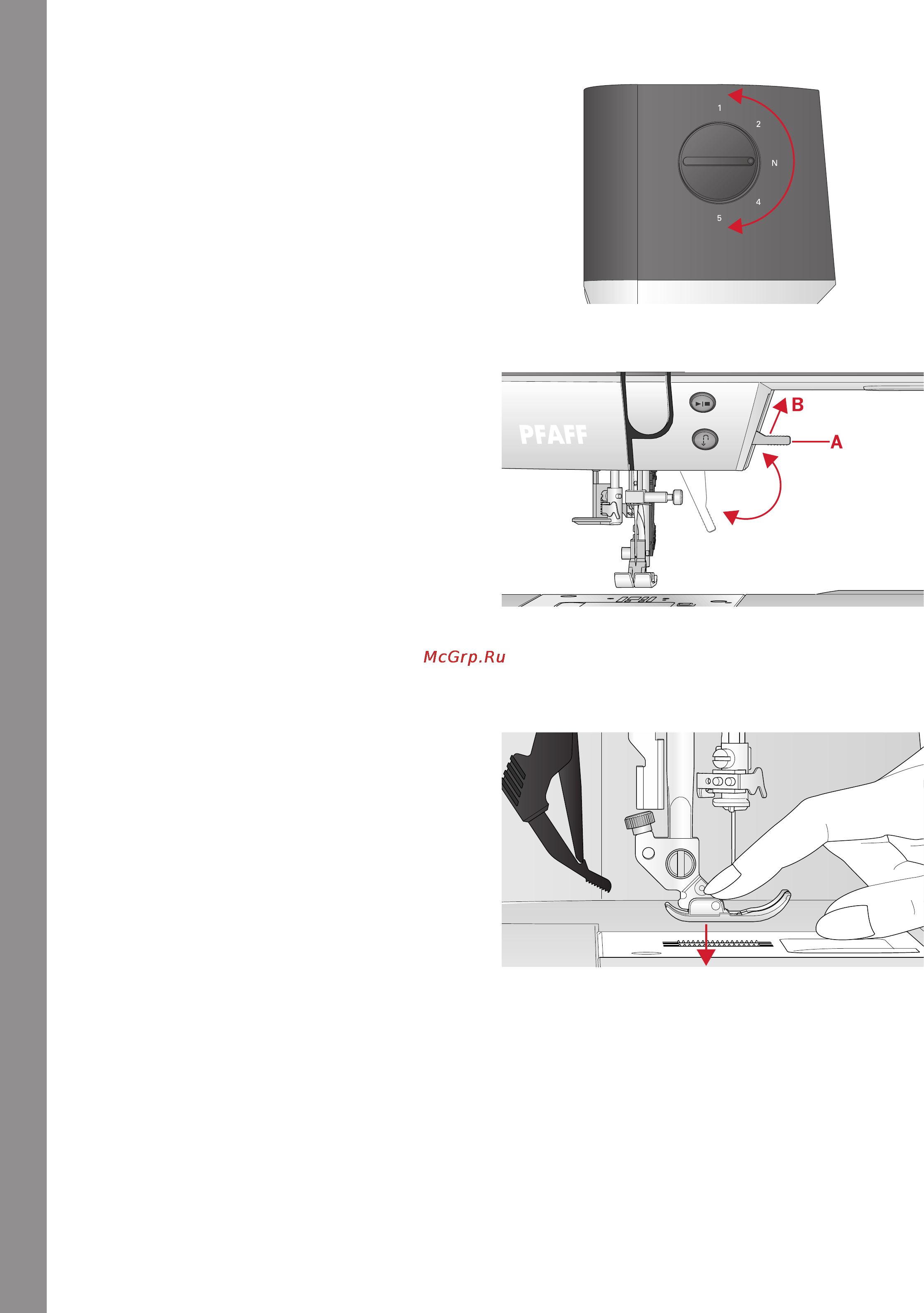Pfaff creative 1.5 [24/68] Preparations