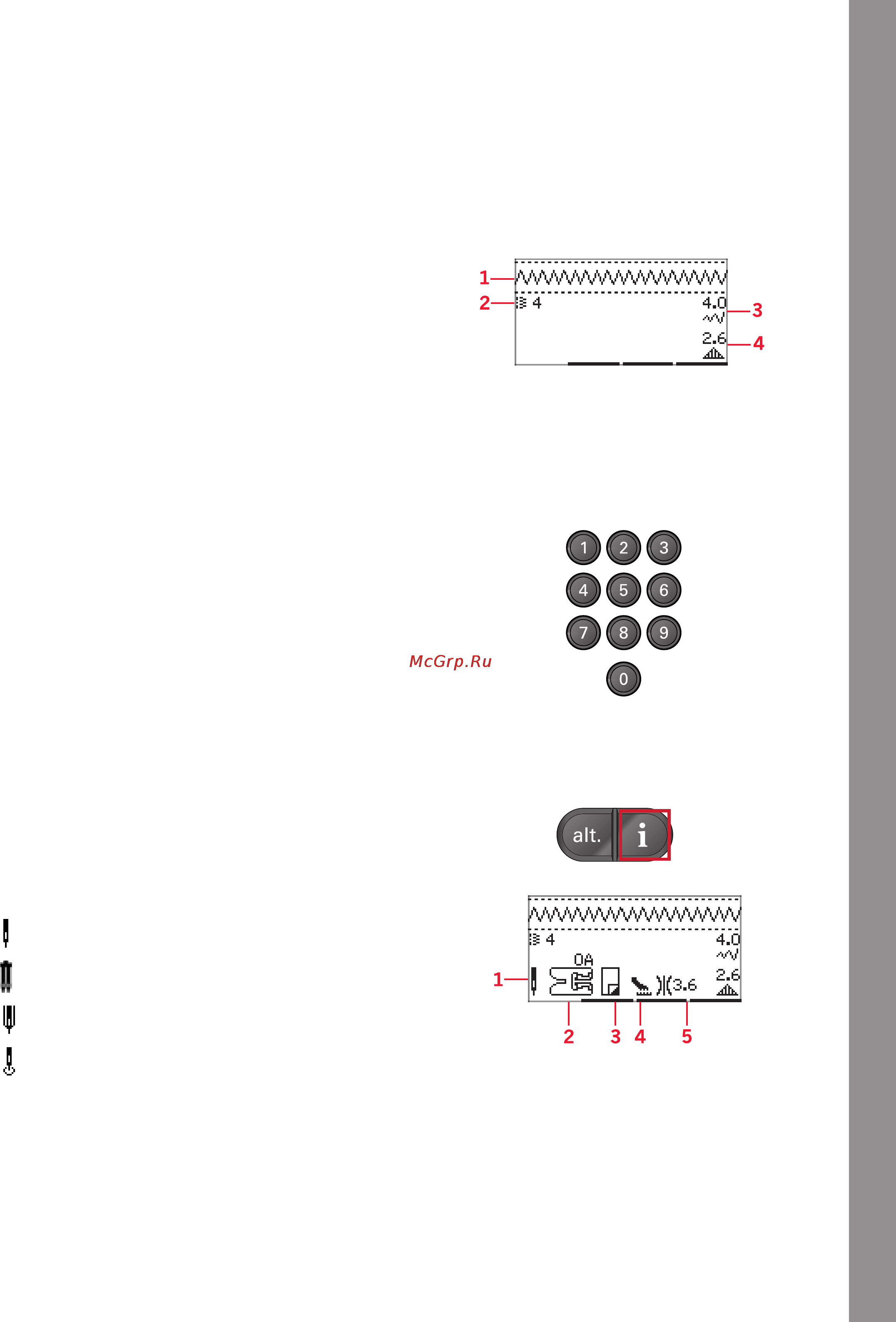 Pfaff creative 1.5 [33/68] Sewing mode