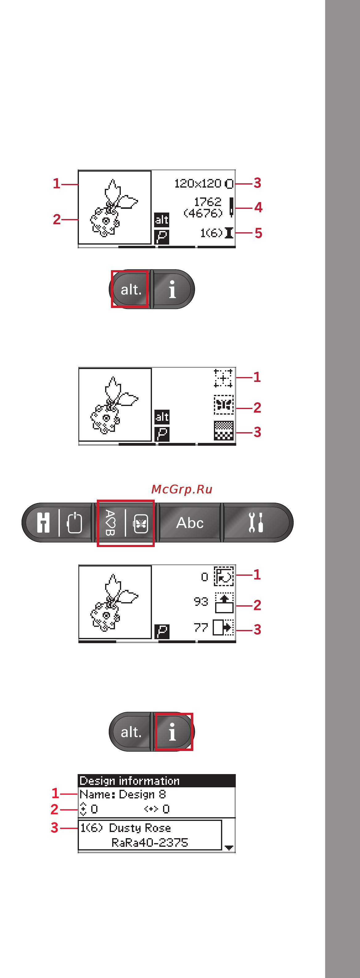 Pfaff creative 1.5 [49/68] Embroidering