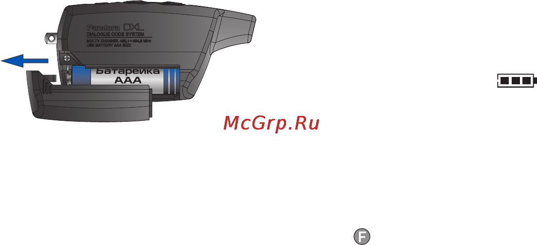 Pandora lx 3257 [24/28] Замена батарейки в брелоке