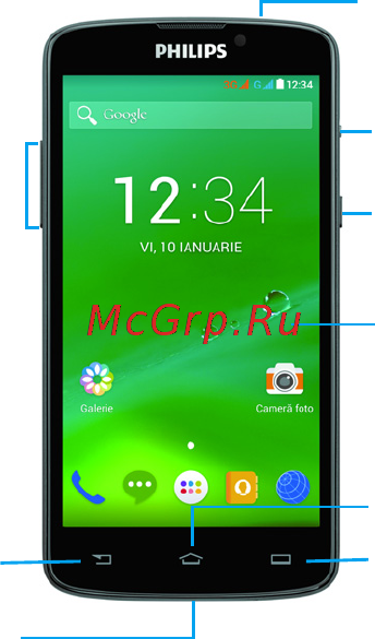 Philips xenium v387 black [15/40] Telefonul dvs