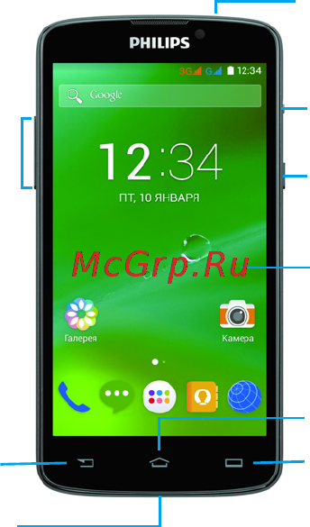 Philips xenium v387 black [2/40] Ваш кпк
