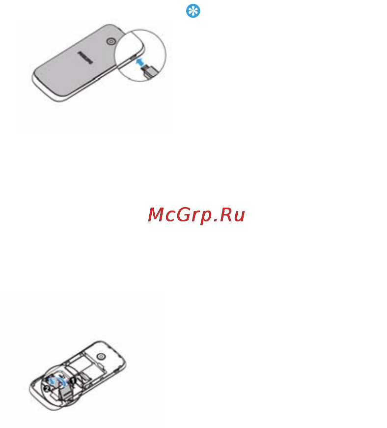Philips e160 black [5/60] Вставка карты microsd карты памяти