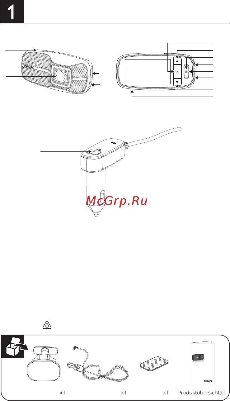 Philips adr810 [19/130] Produktübersicht