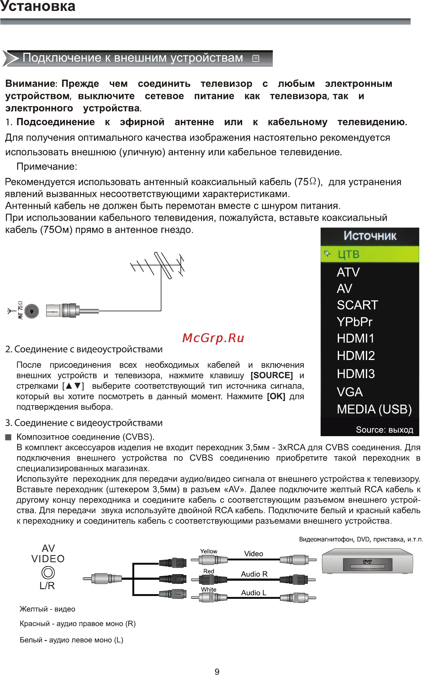 Rolsen RL-28D1307T2C [11/40] Цтв